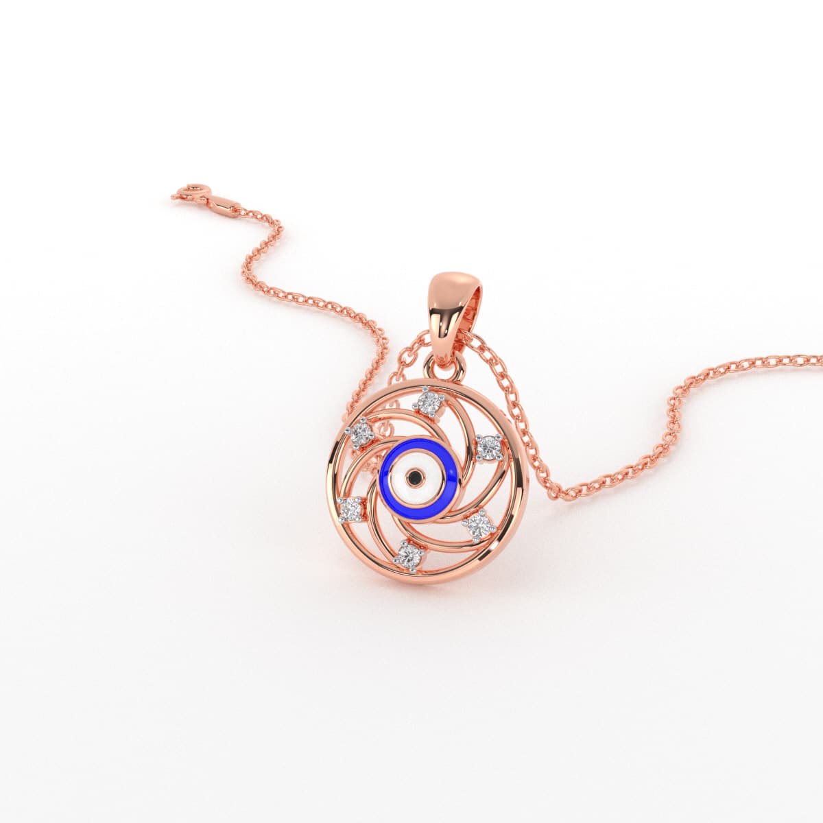 Peonia Evil Eye Pendant