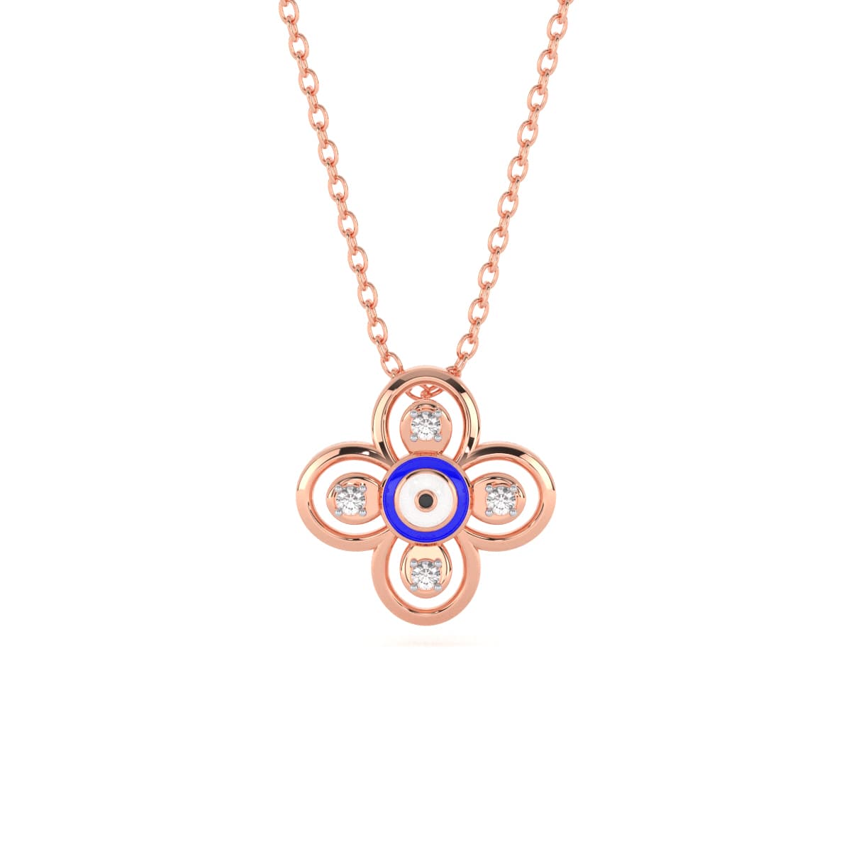 Orchidea Evil Eye Pendant
