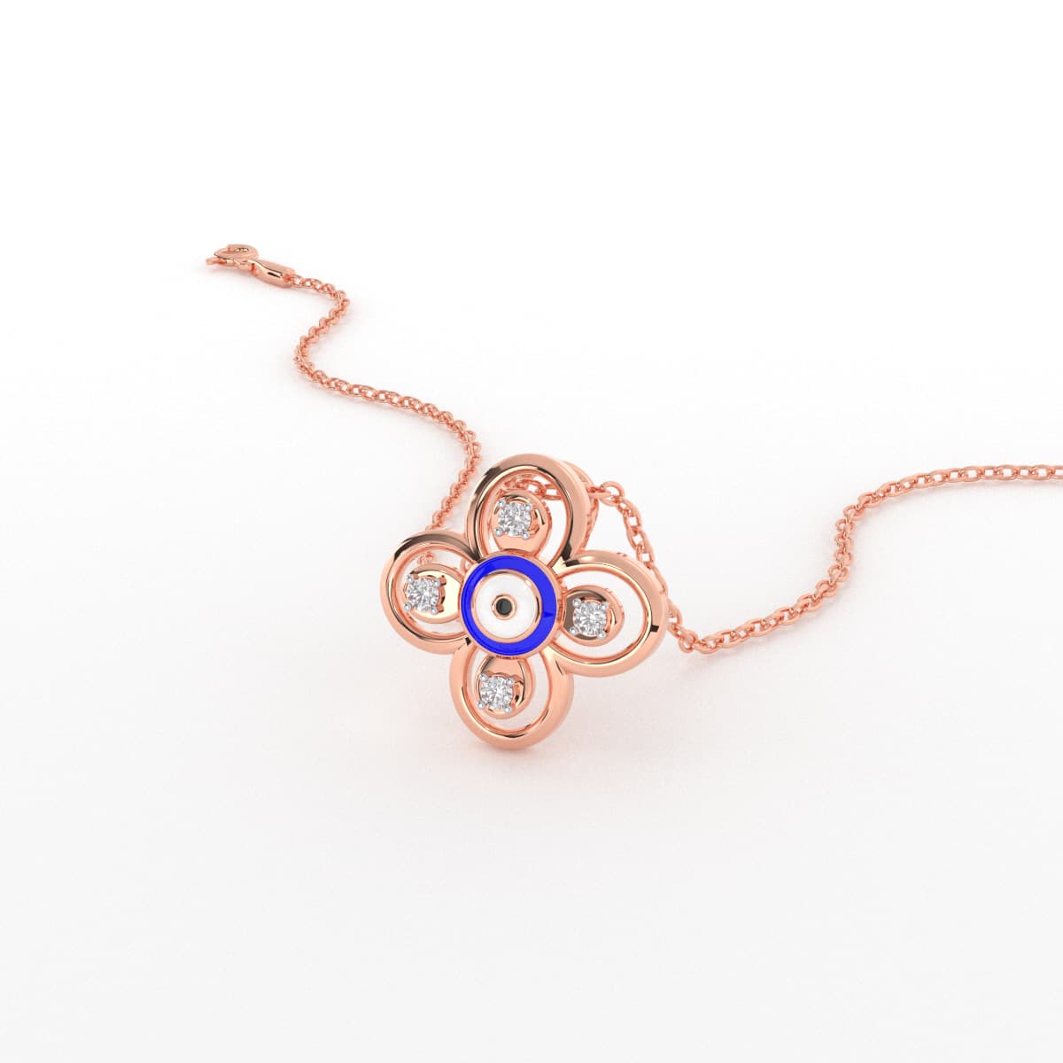Orchidea Evil Eye Pendant