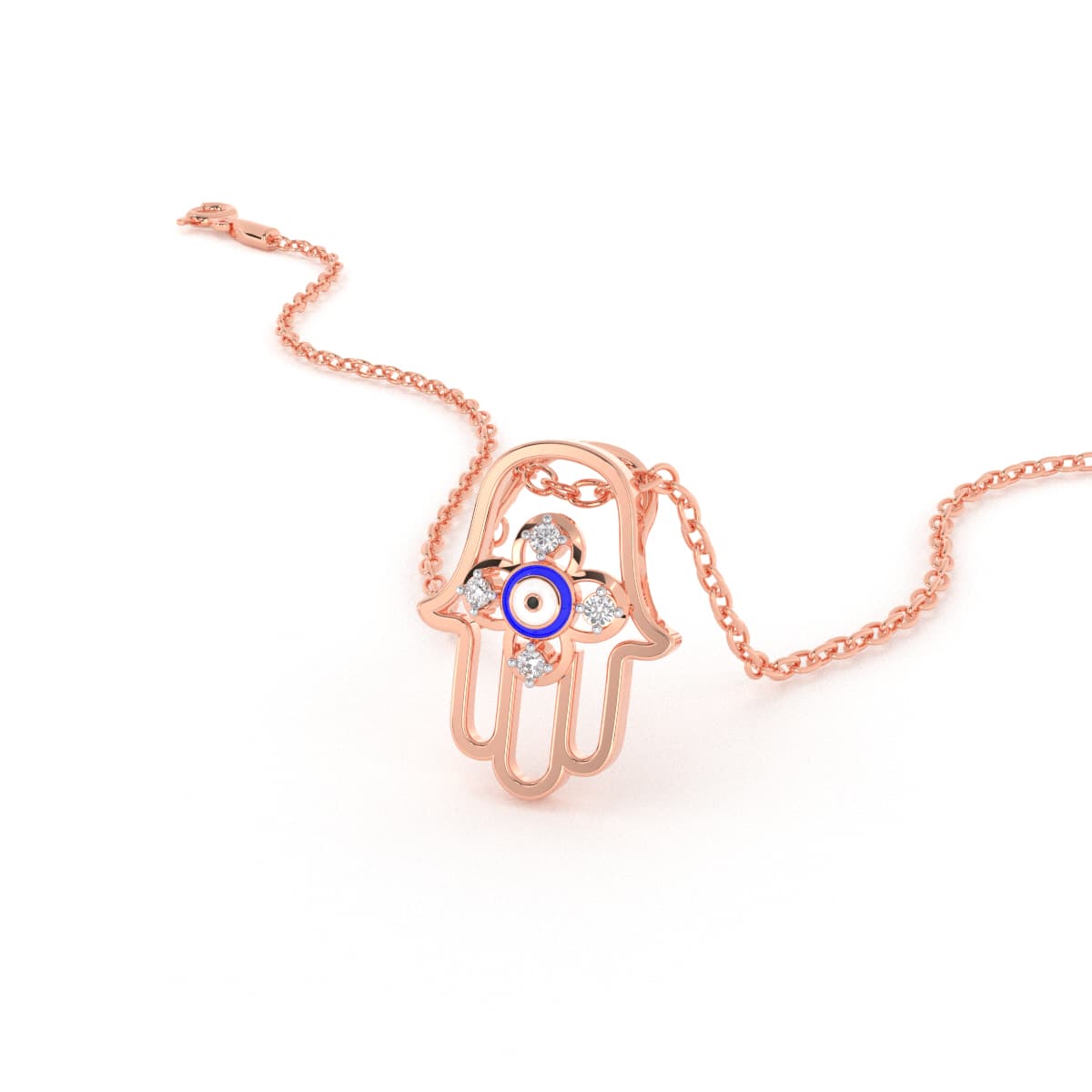 Abigail Evil Eye Diamond Pendant