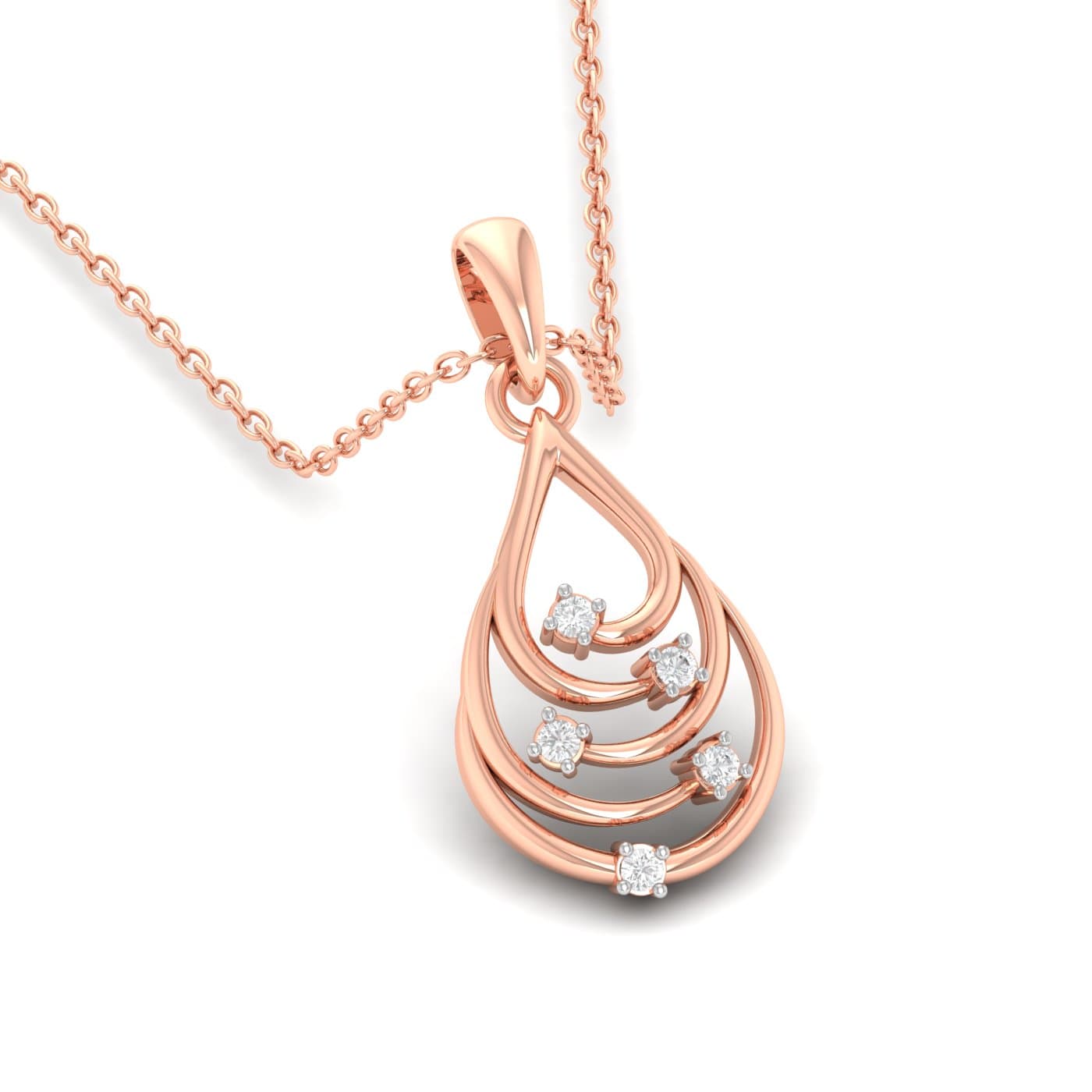 Leilani Diamond Drop Pendant