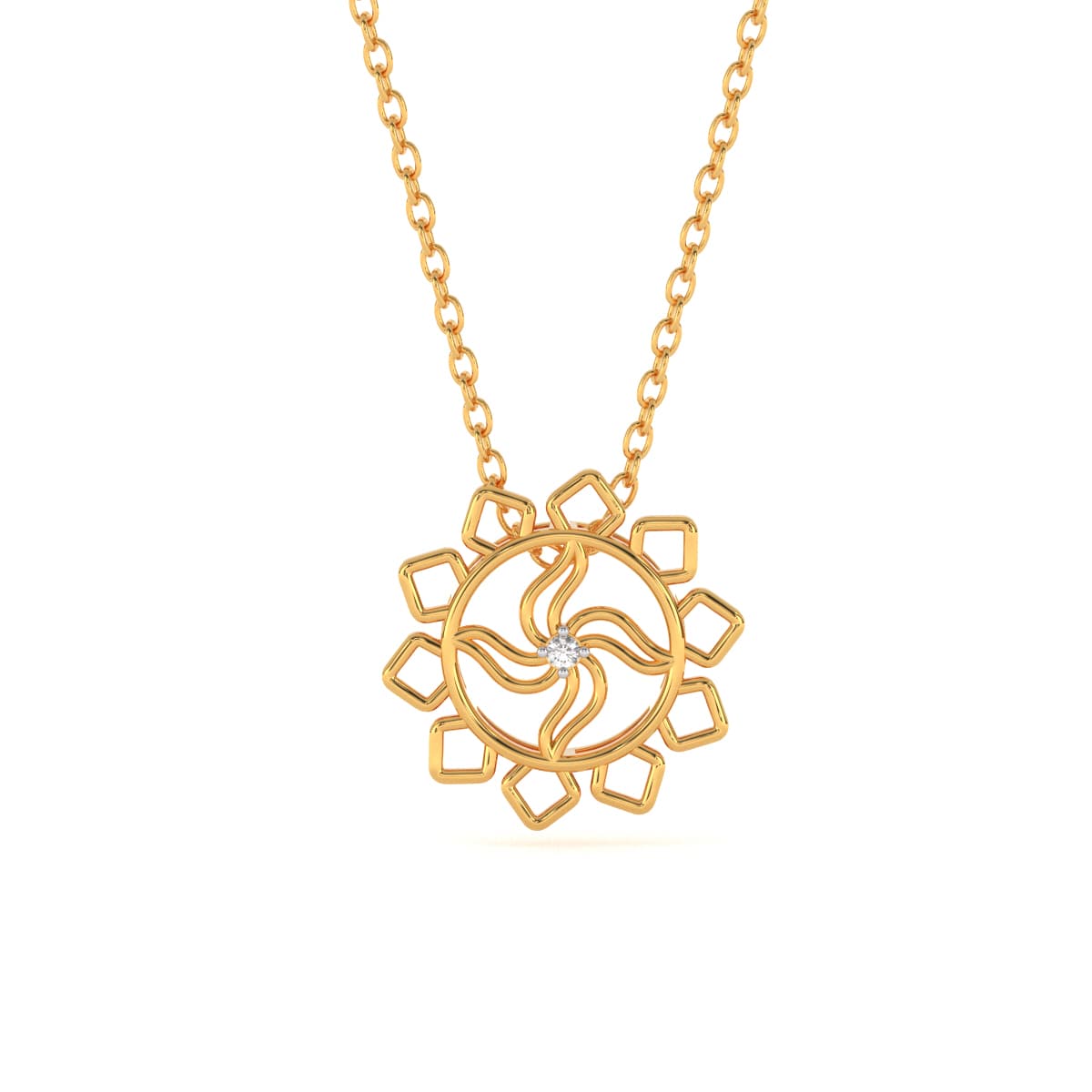 Turvi Diamond Holy Pendant