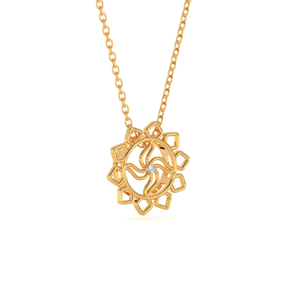 Turvi Diamond Holy Pendant