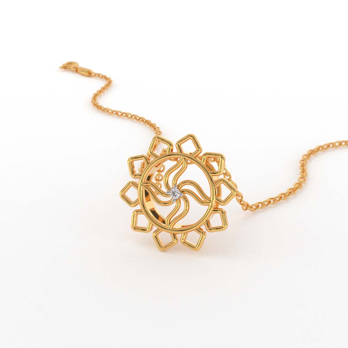 Turvi Diamond Holy Pendant