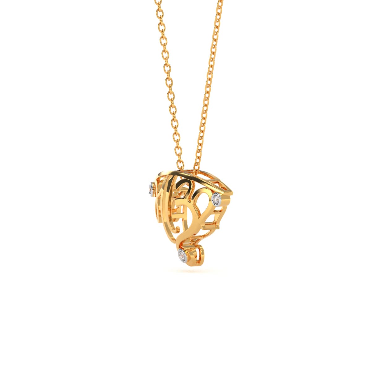 Bhai Rakhi Diamond Pendant