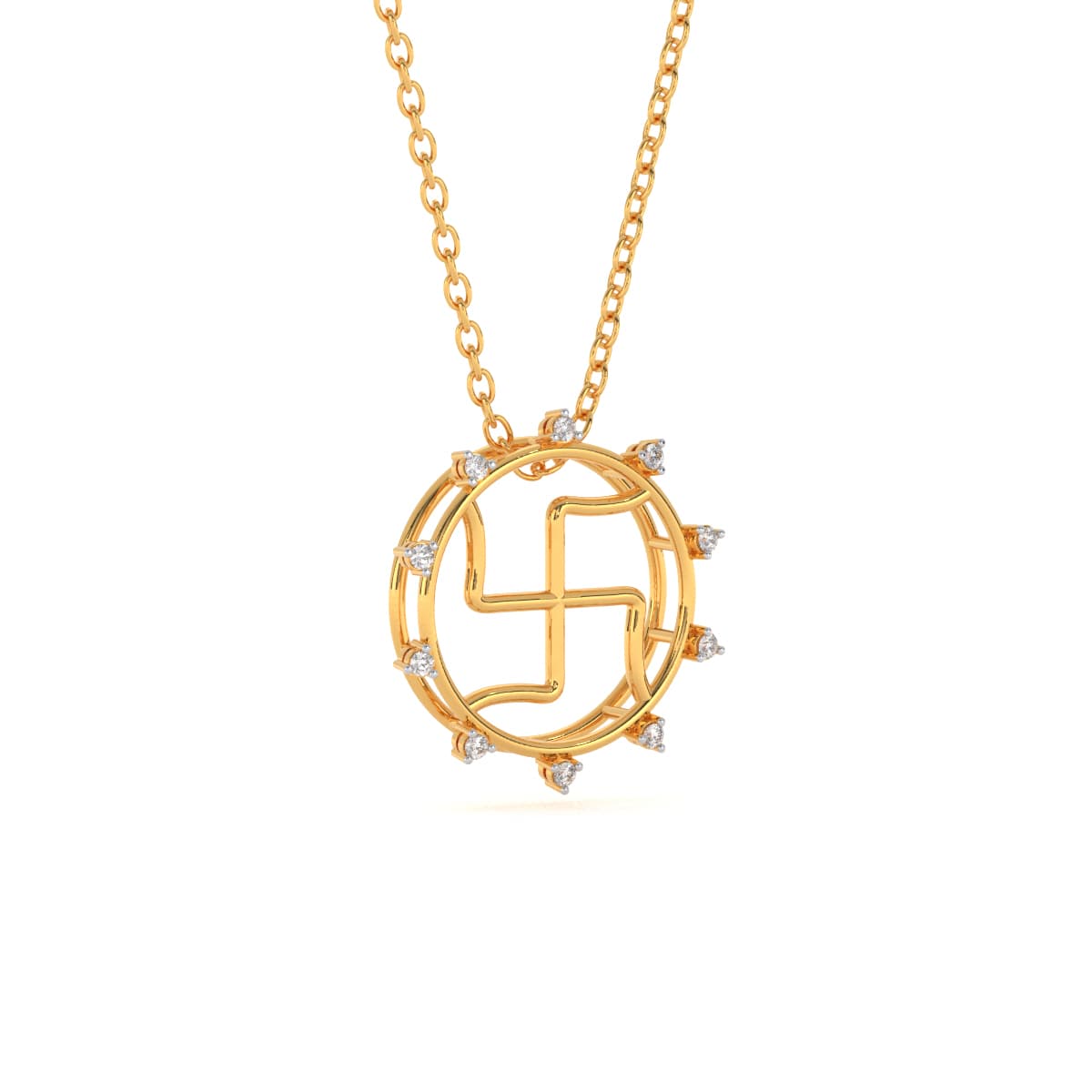 Triveni Diamond Pendant