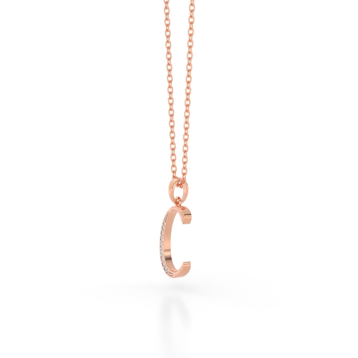 Chic C Diamond Alphabet Pendant