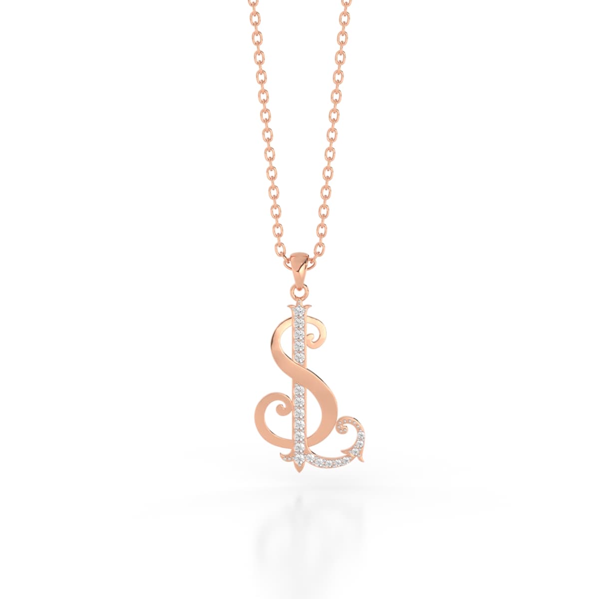 Forever Yours SL Gold Alphabet Pendant
