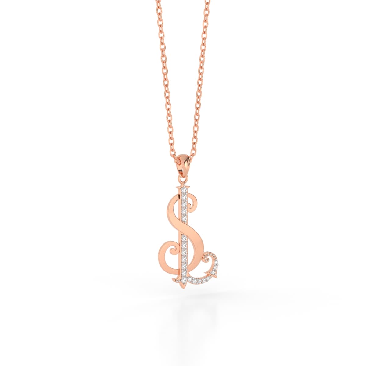 Forever Yours SL Gold Alphabet Pendant