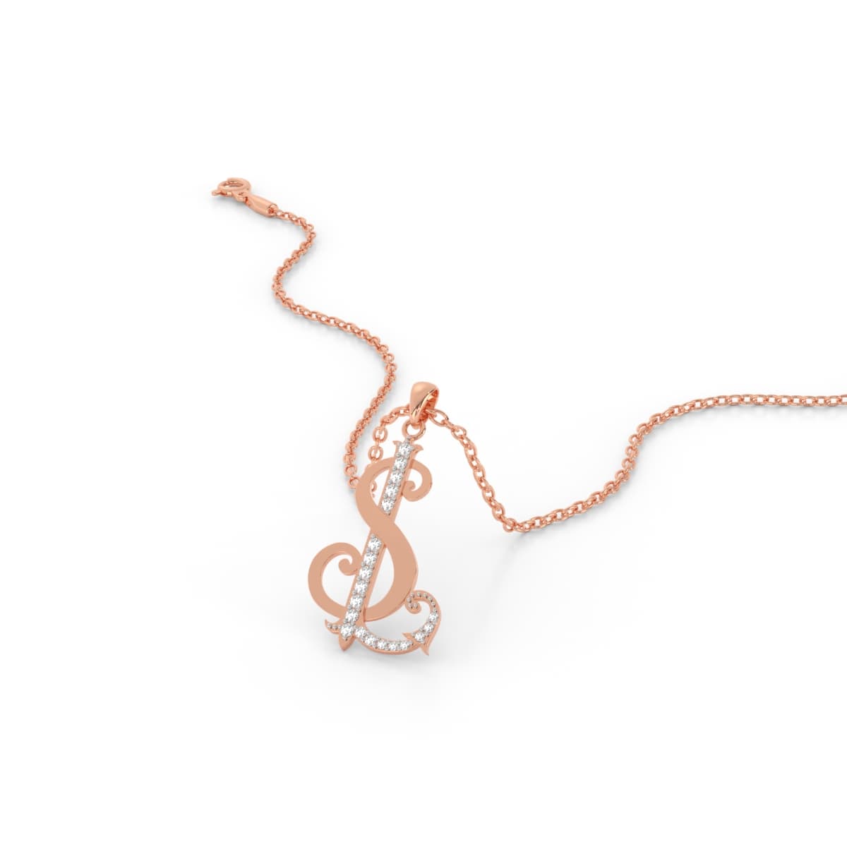 Forever Yours SL Gold Alphabet Pendant