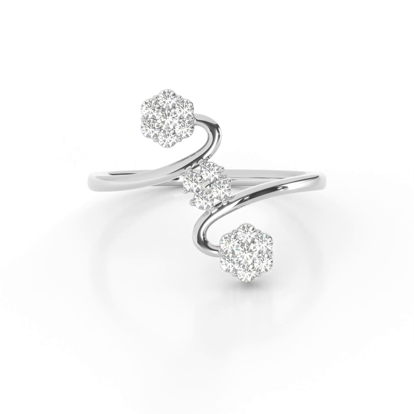 Adya Trio Diamond Ring For Women