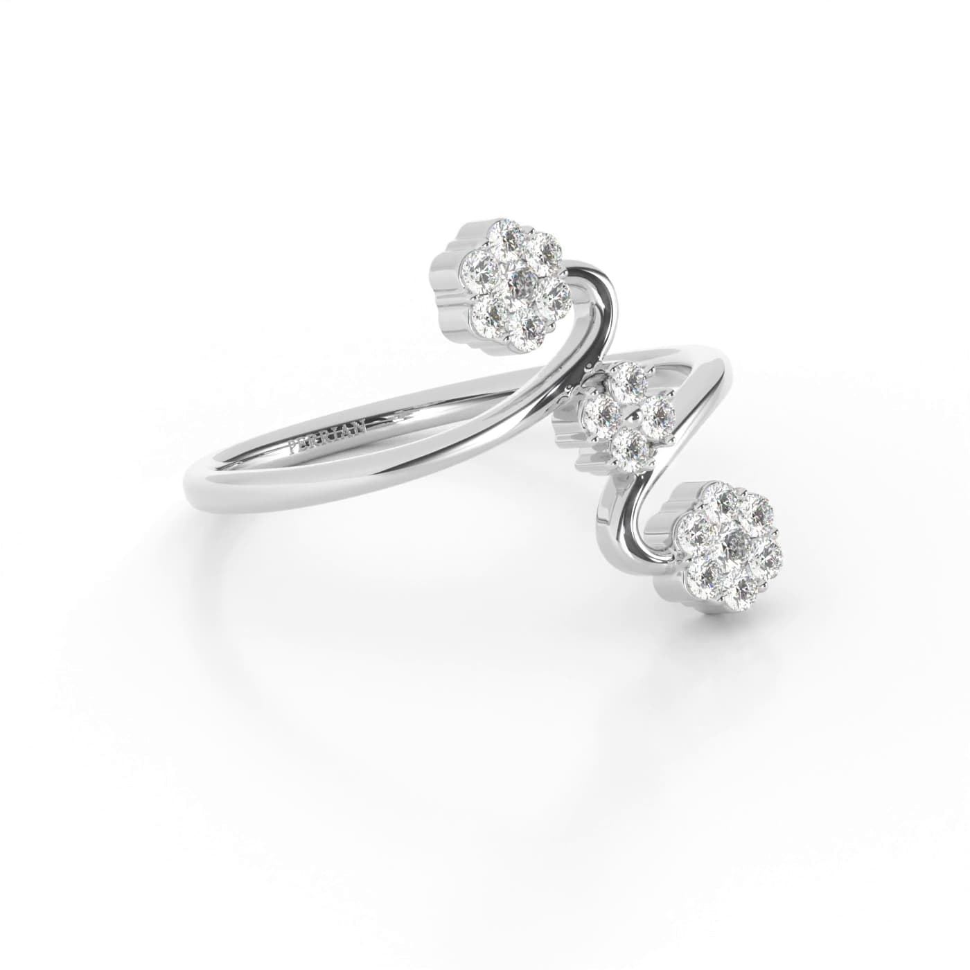 Adya Trio Diamond Ring For Women