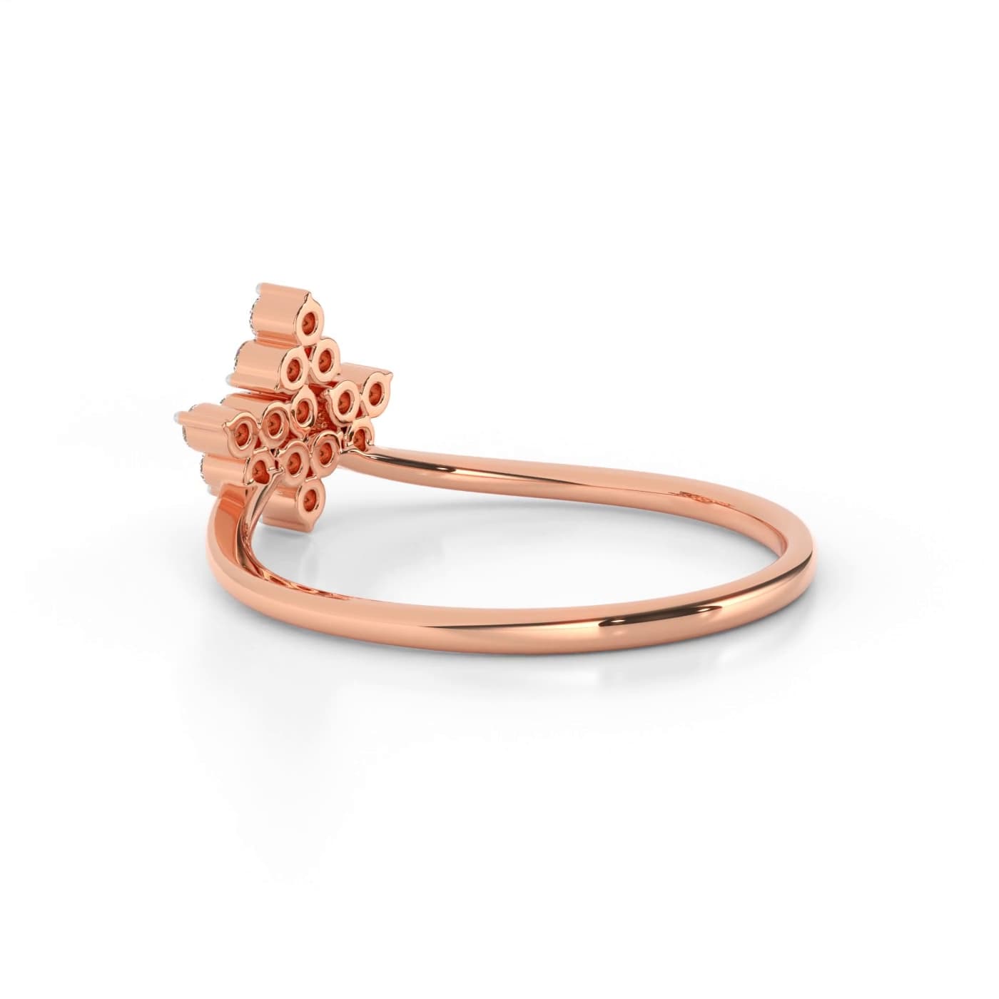 Zoe Trio Flora Diamonds Ring