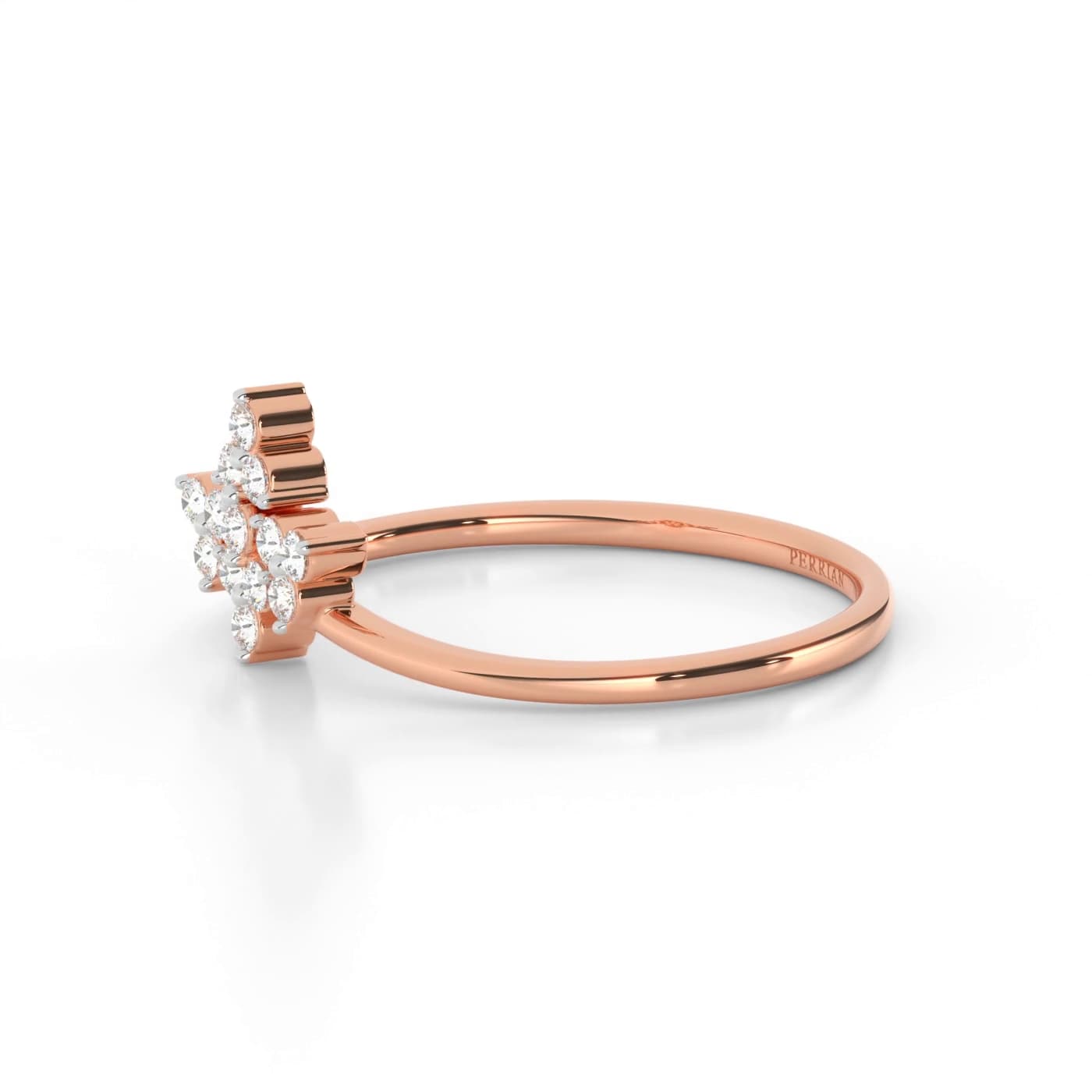 Zoe Trio Flora Diamonds Ring