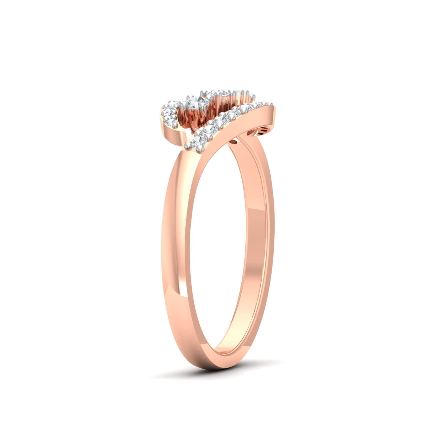 Ela Twirl Diamond Ring