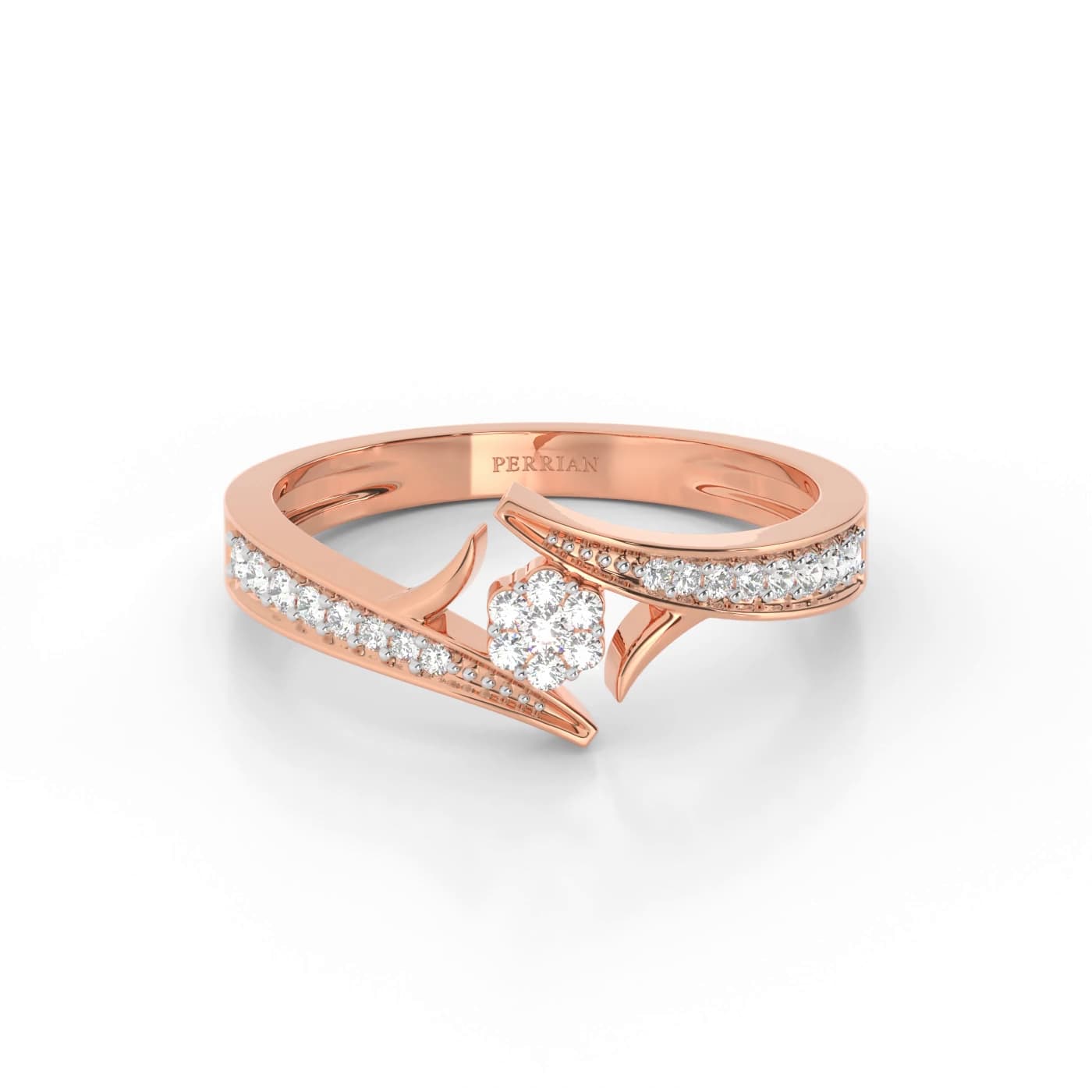 Cluster Hold Diamond Ring