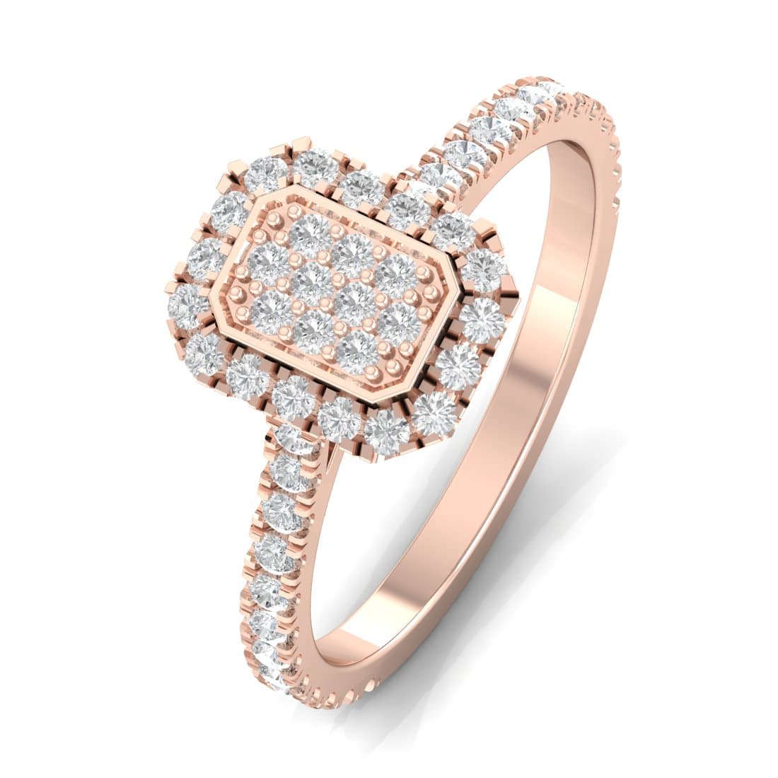 Mila Cushion Shape Diamond Ring