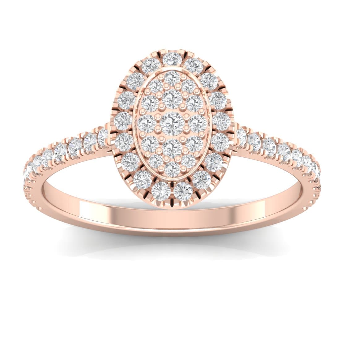 Eva Oval Shape Diamond Ring