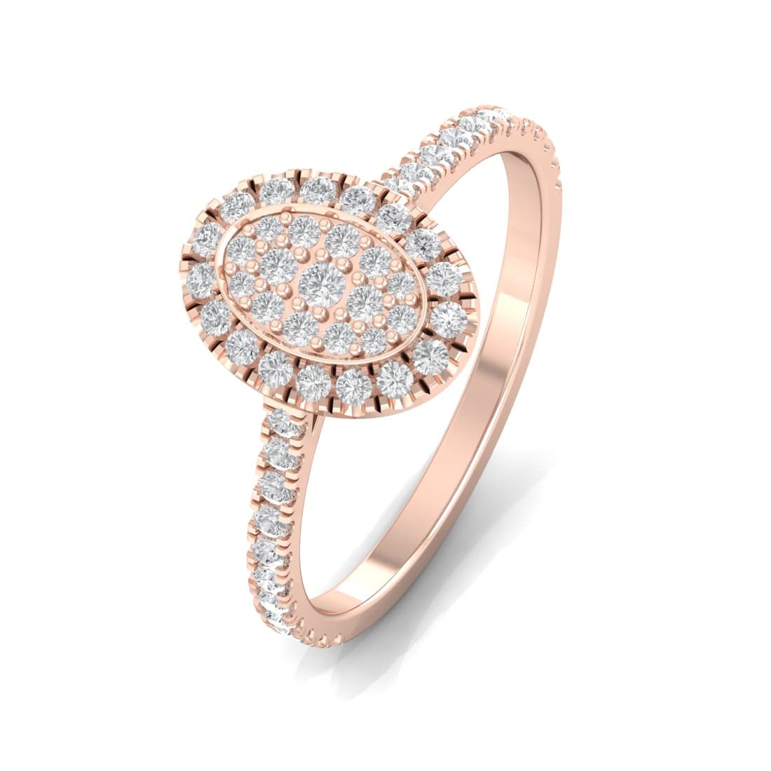 Eva Oval Shape Diamond Ring