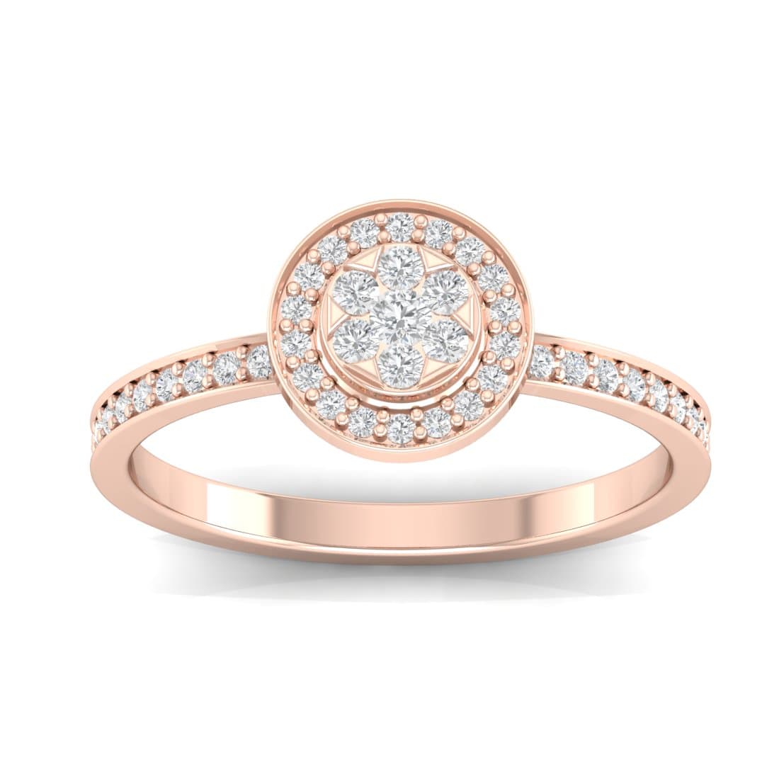 Rosalie Cluster Diamond Ring