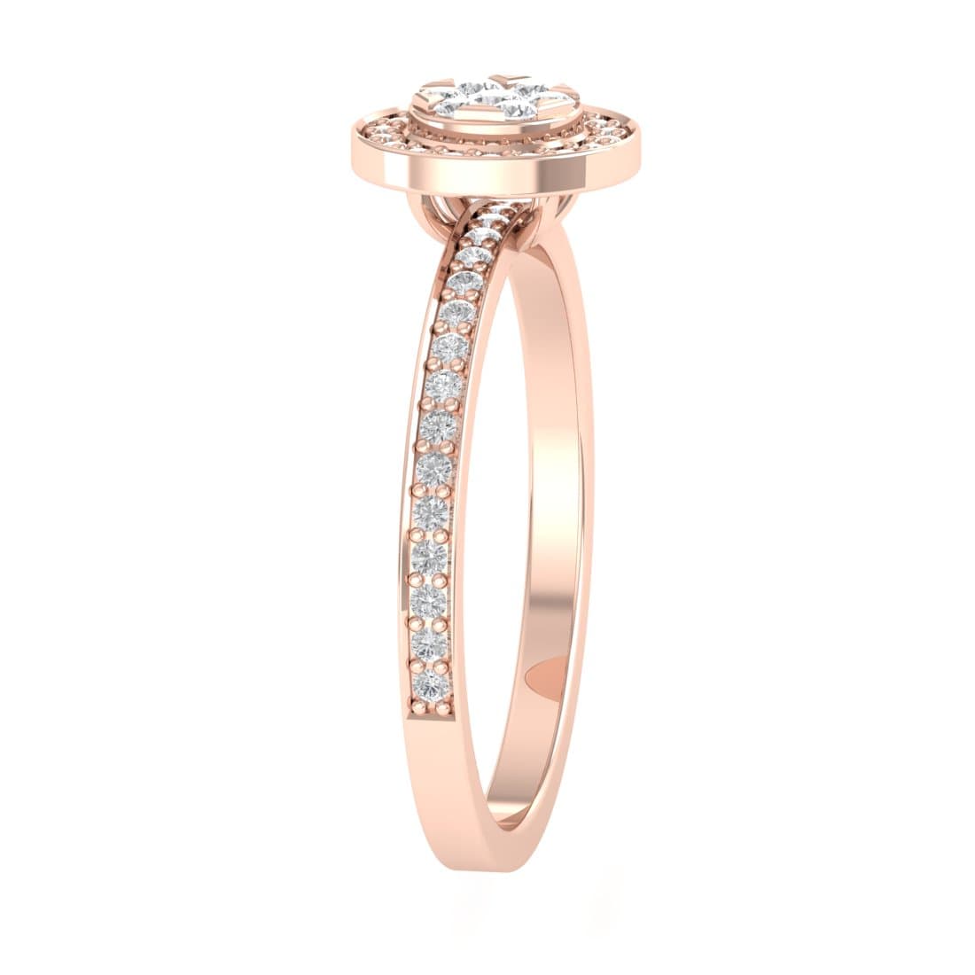 Rosalie Cluster Diamond Ring