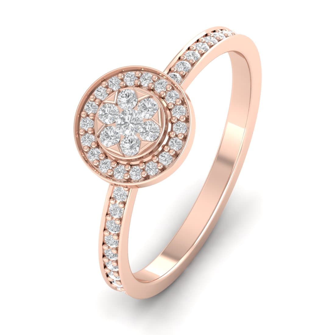 Rosalie Cluster Diamond Ring