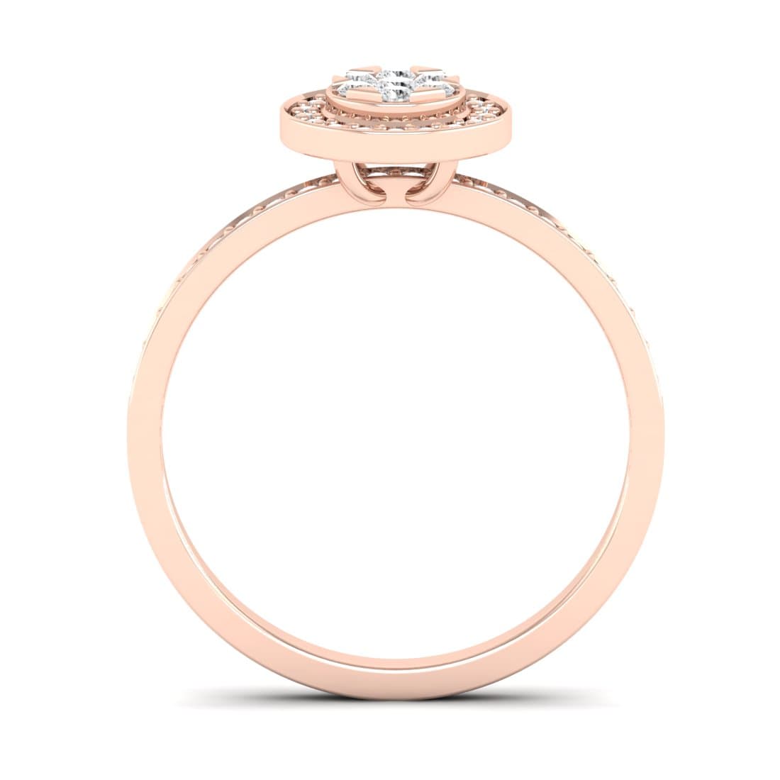 Rosalie Cluster Diamond Ring
