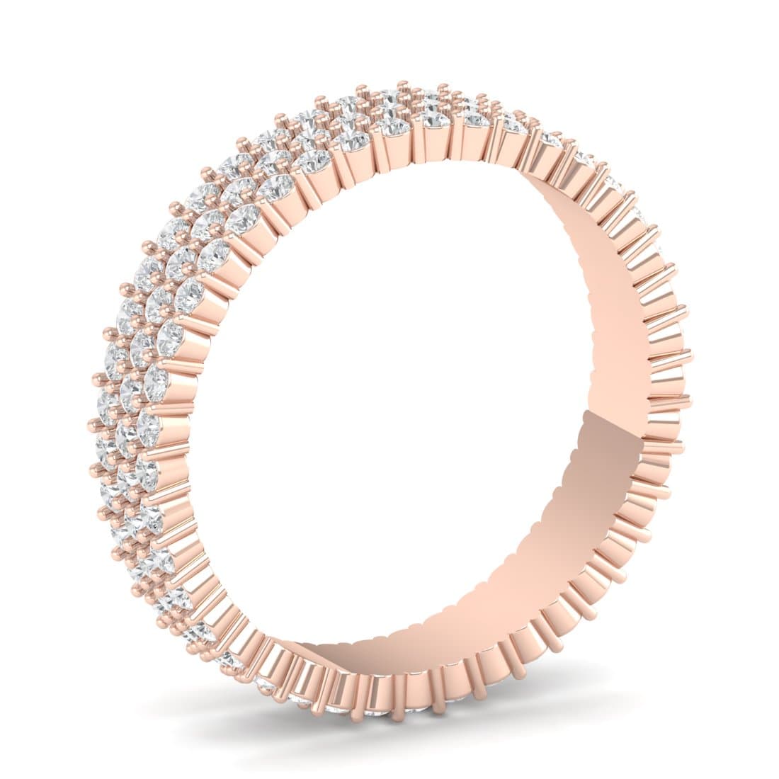 Trio Layer Eternity Diamond Ring