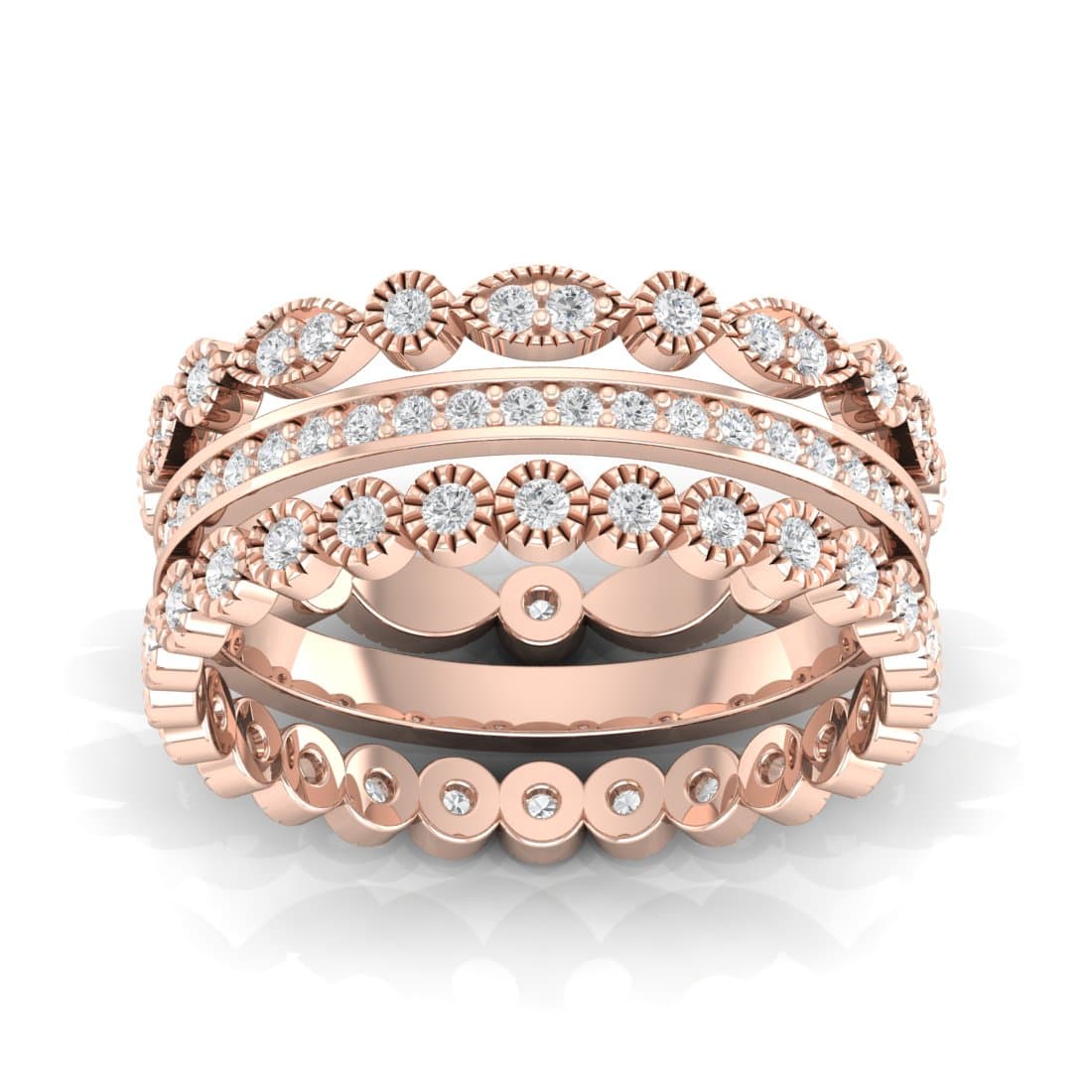 Eira Trio Layer Eternity Ring For Women