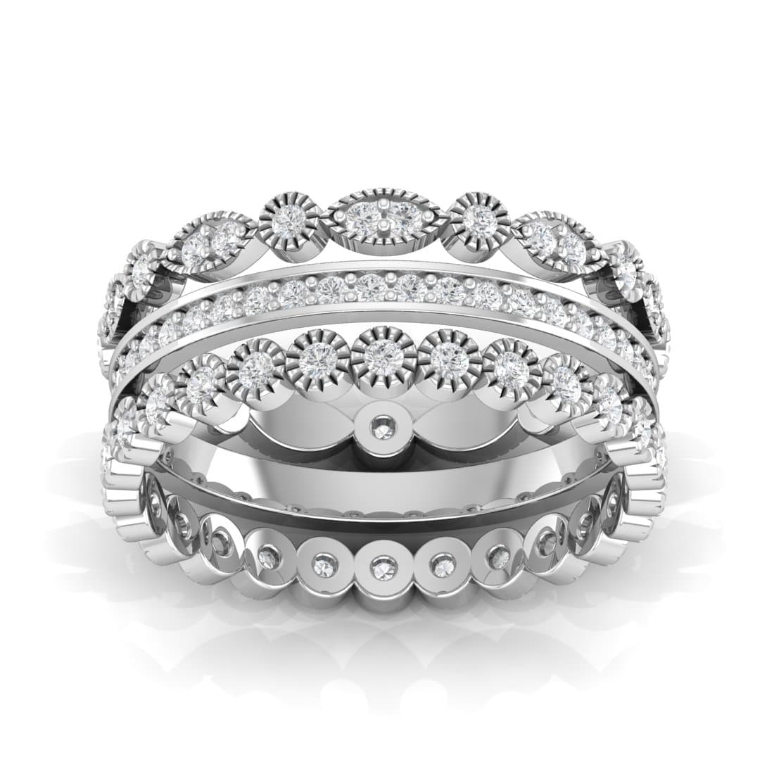 Eira Trio Layer Eternity Ring For Women