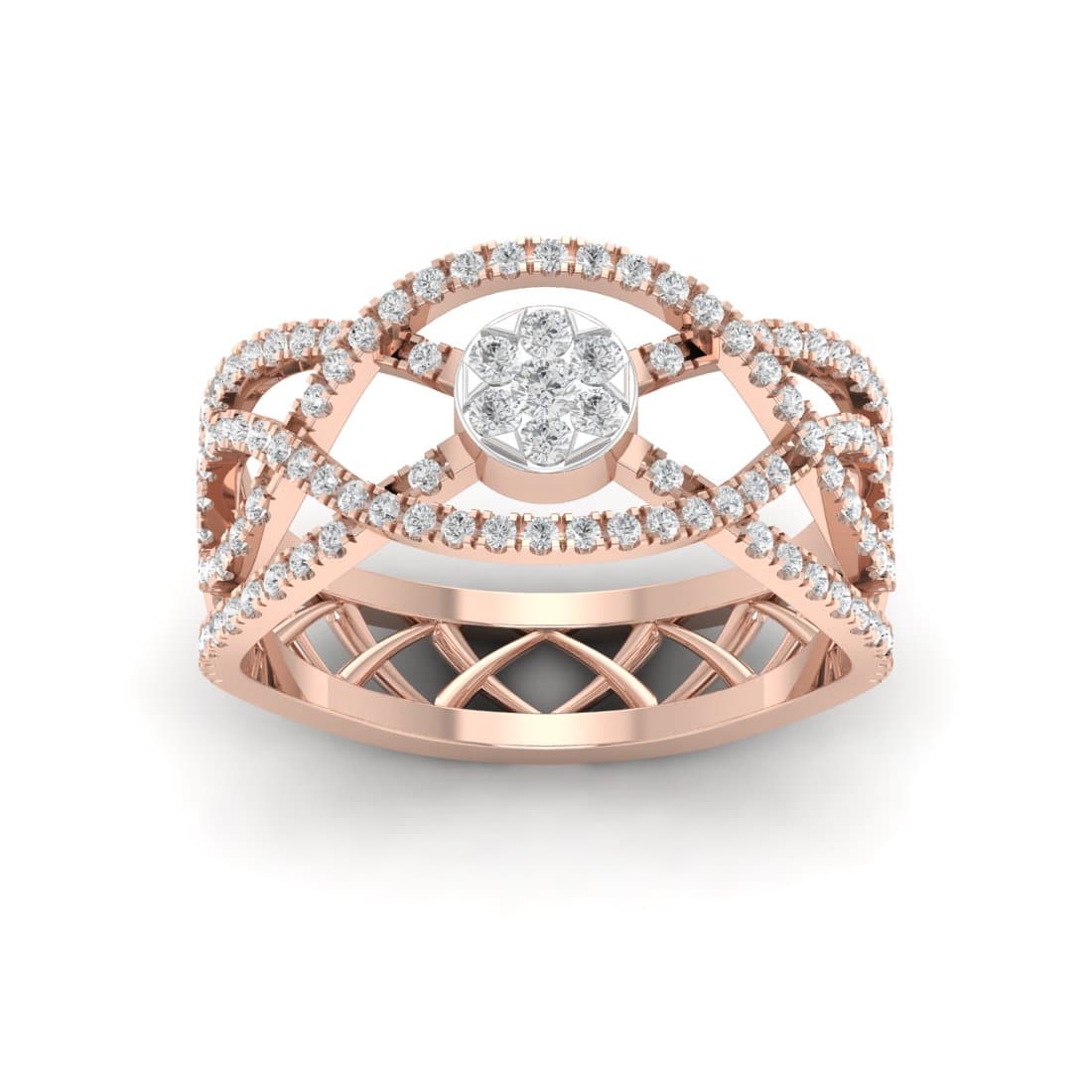 Lexie Halo Diamond Ring