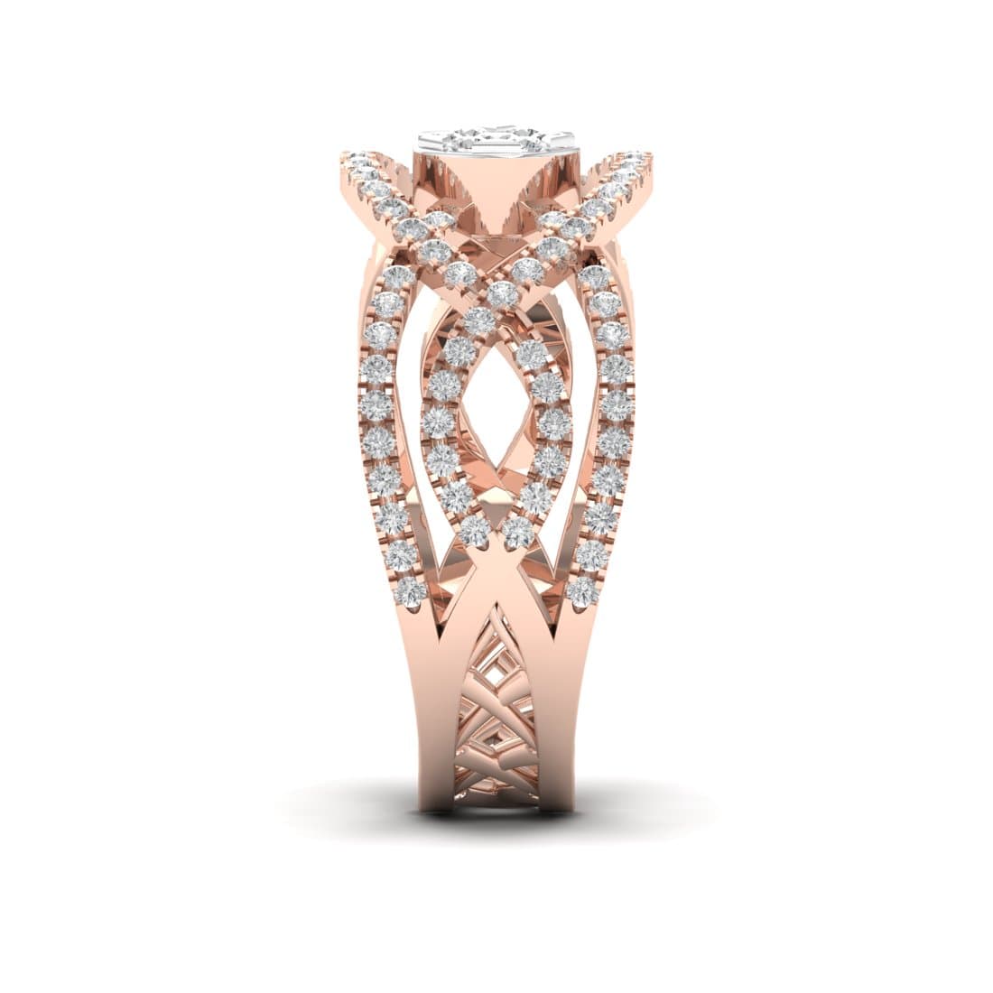 Lexie Halo Diamond Ring