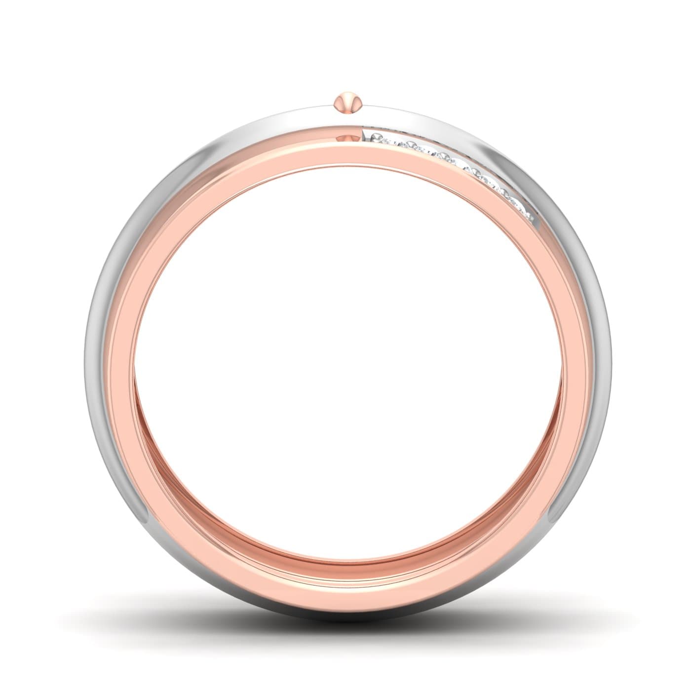Magical Diamond Couple Wedding Band