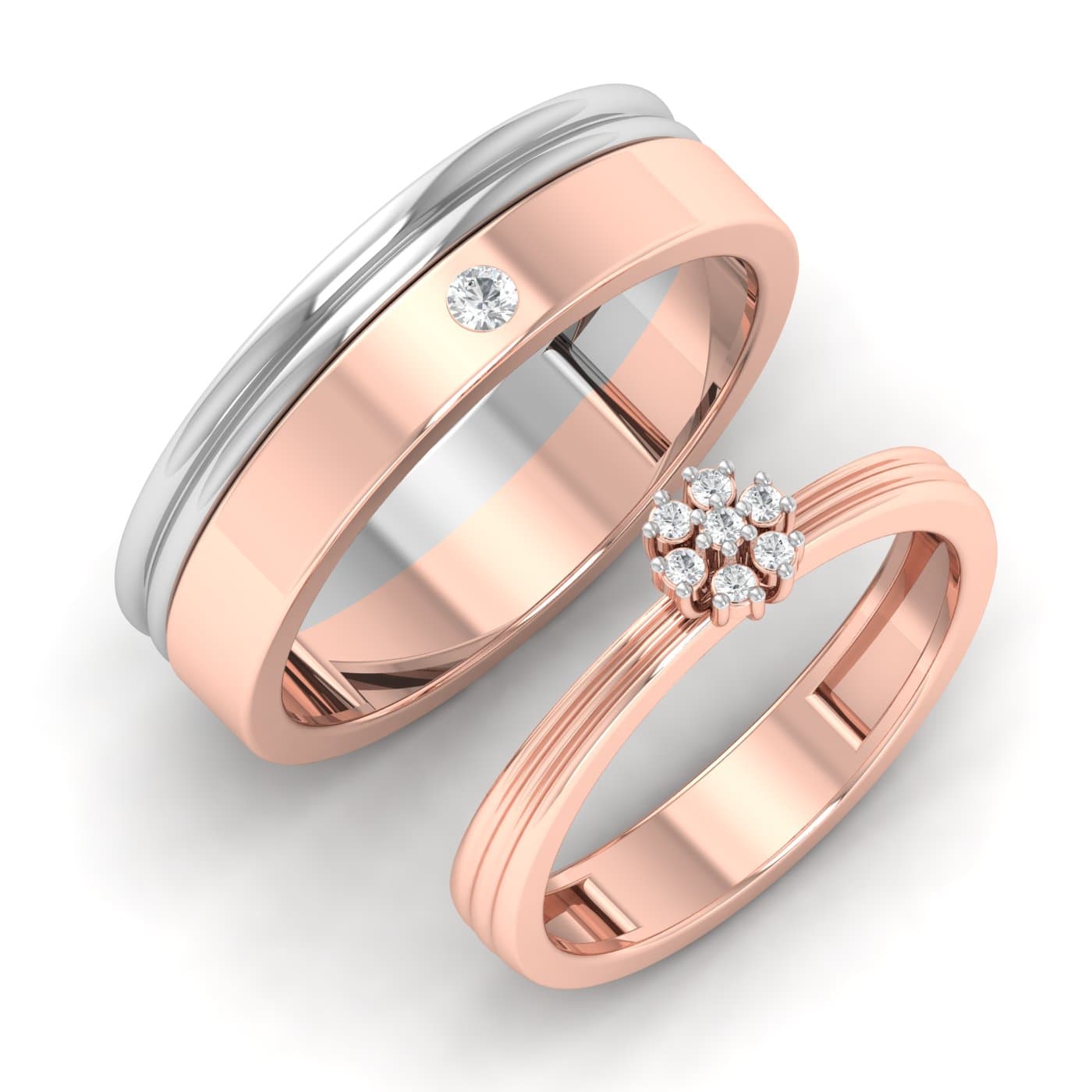 Ishita Diamond Couple Ring