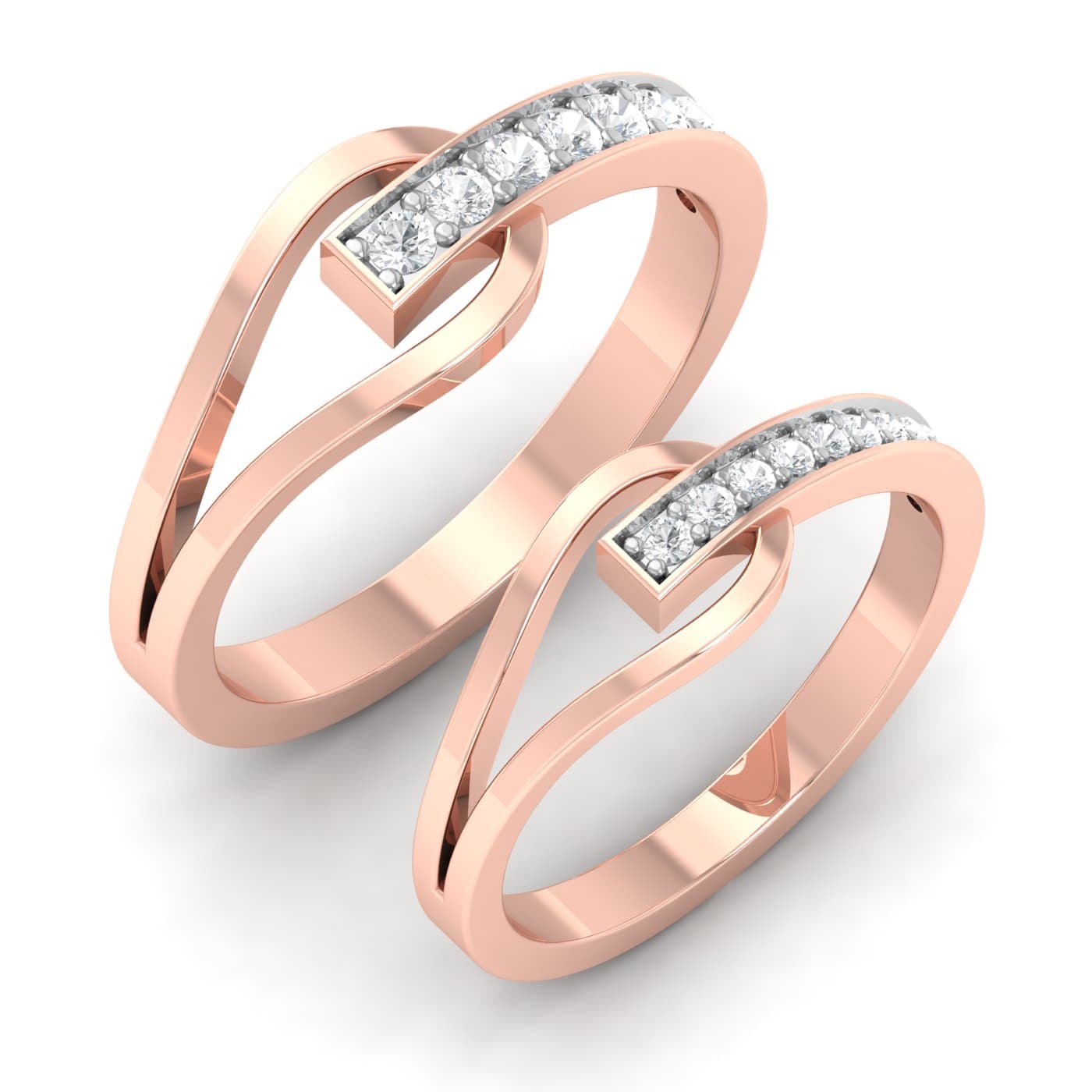 Hangout Couple Diamond Ring