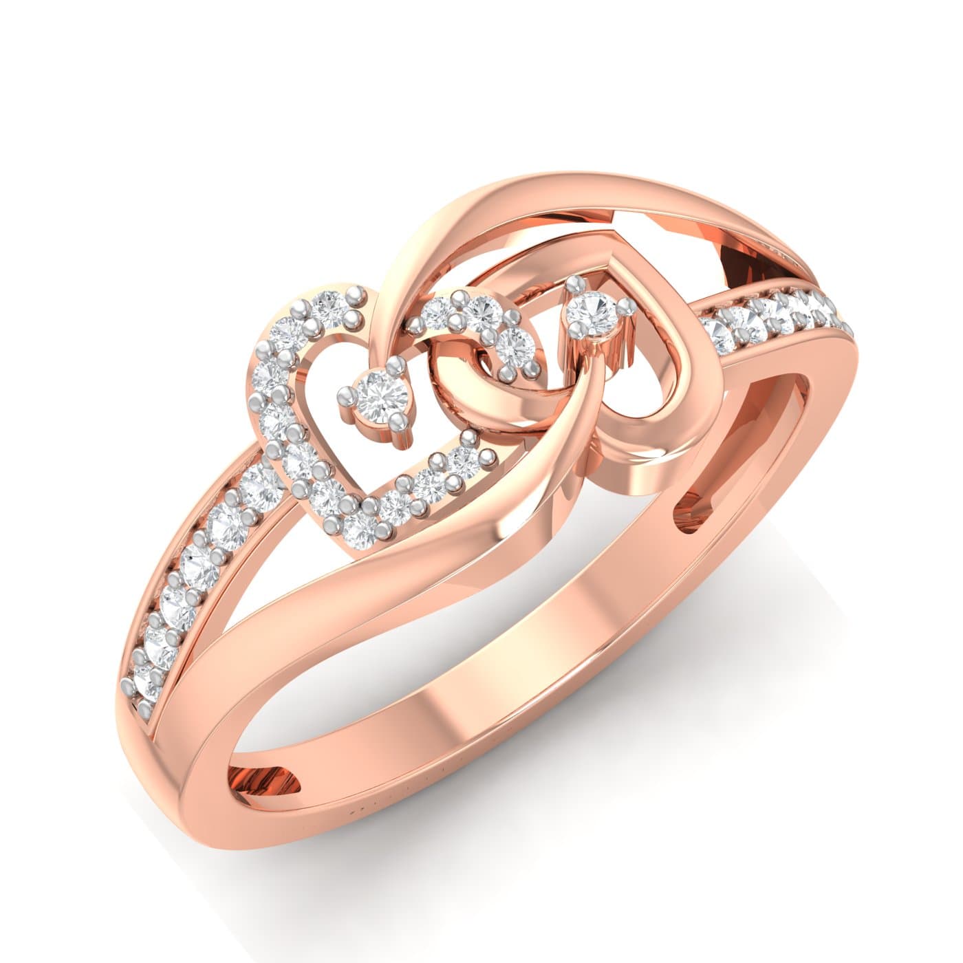 Deep Dual Heart Ring