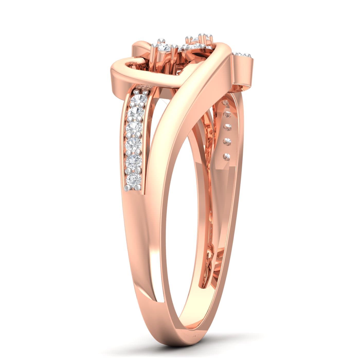 Deep Dual Heart Ring