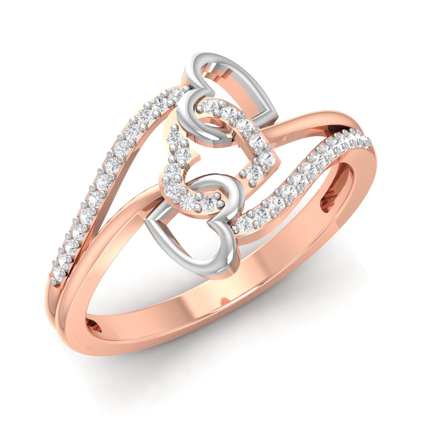 Love Triangle Wedding Ring