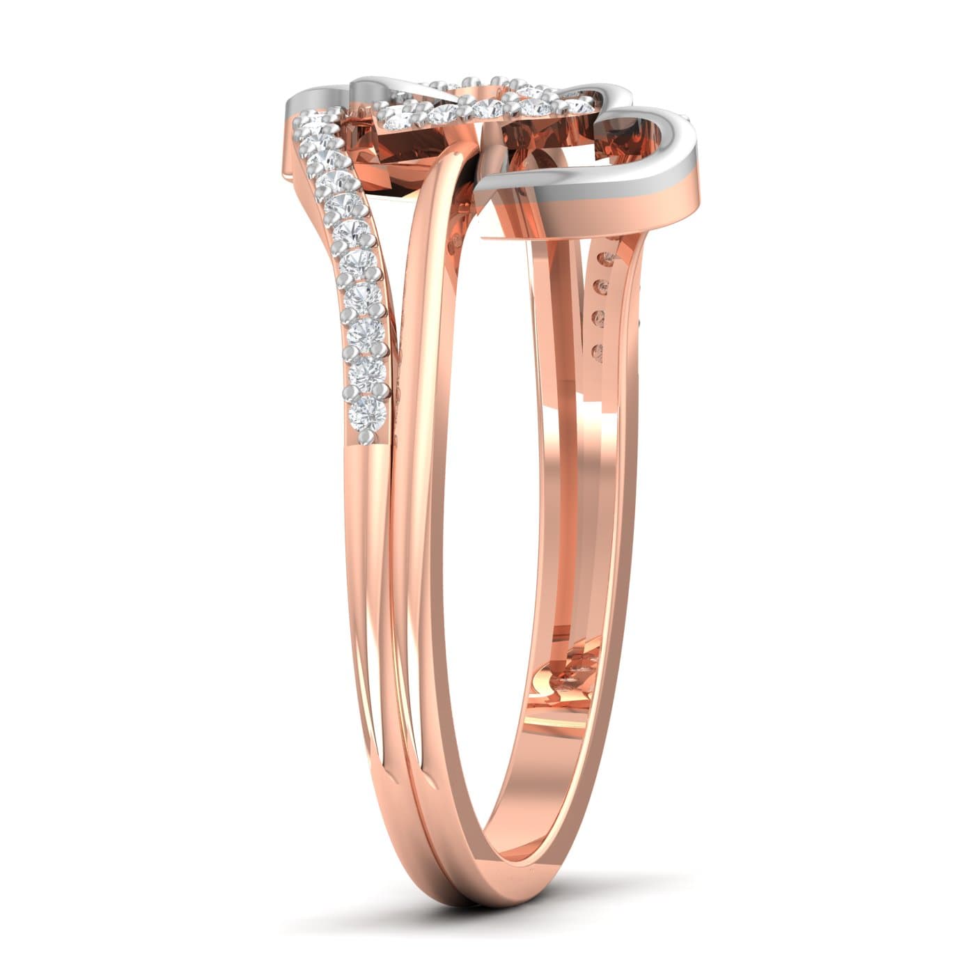 Love Triangle Wedding Ring
