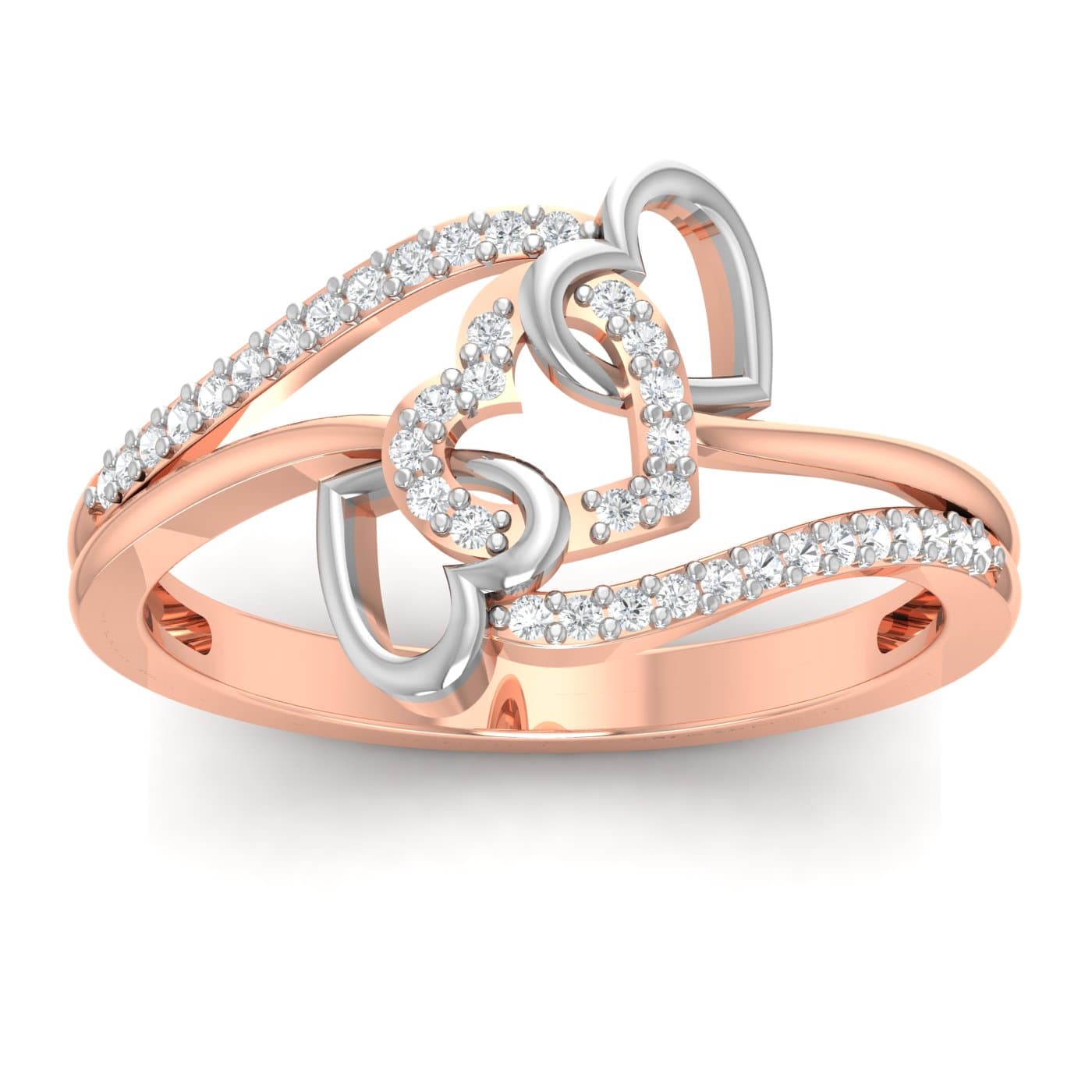 Love Triangle Wedding Ring