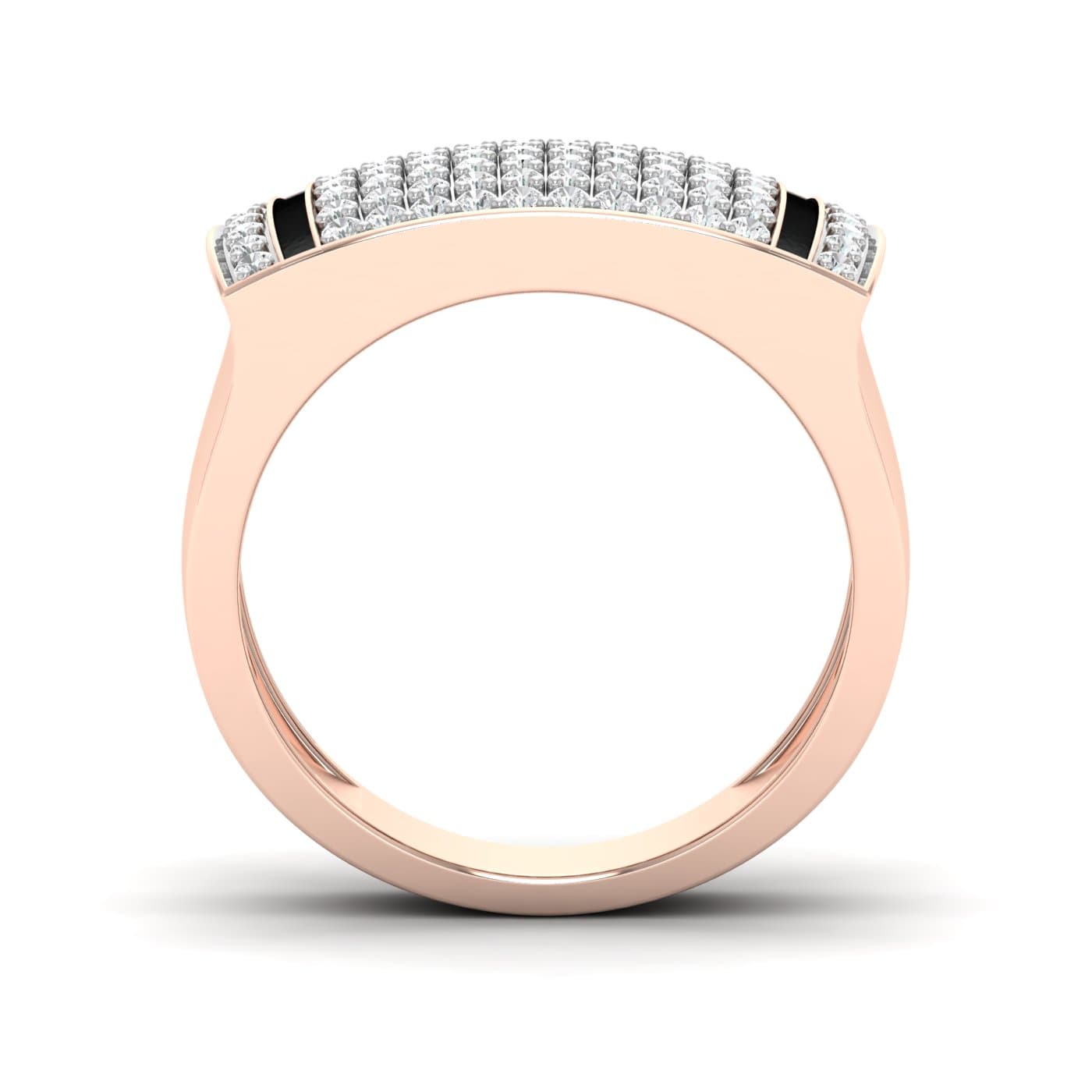 Cluster Plain Mens Diamond Ring