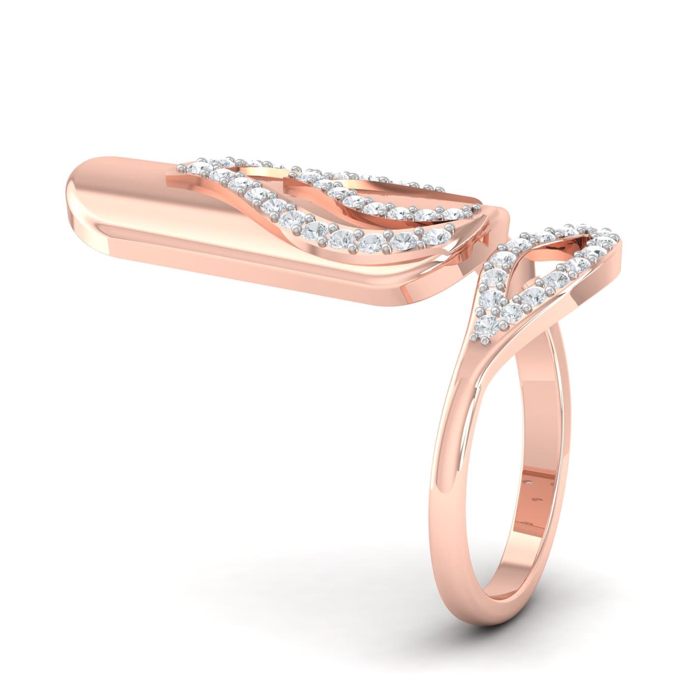 Women Finger Diamond Nail Ring