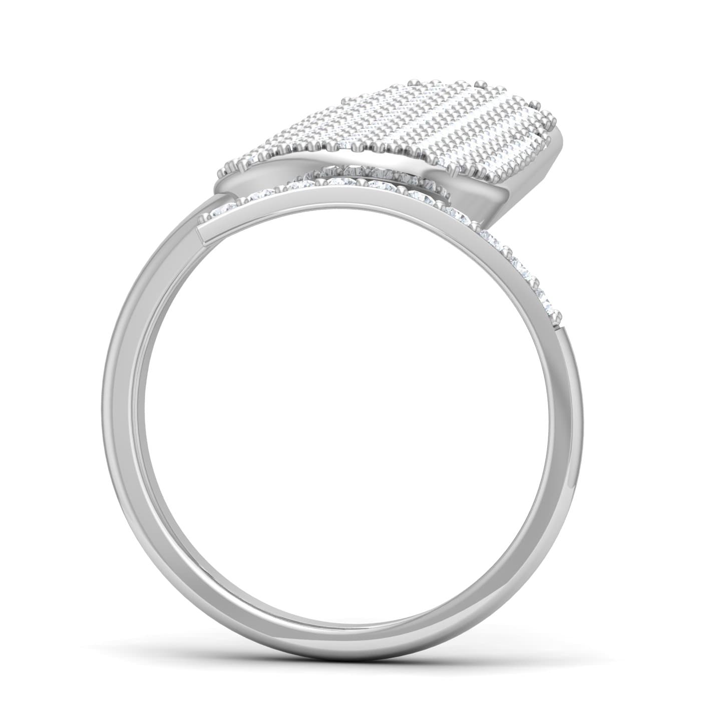 Cluster Setting Diamond Nail Ring
