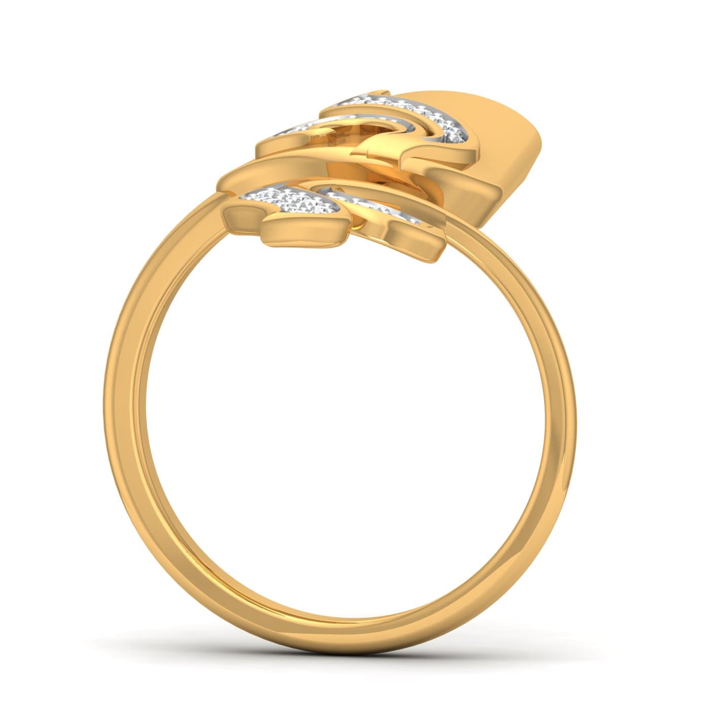 Classic Diamond Finger Nail Ring