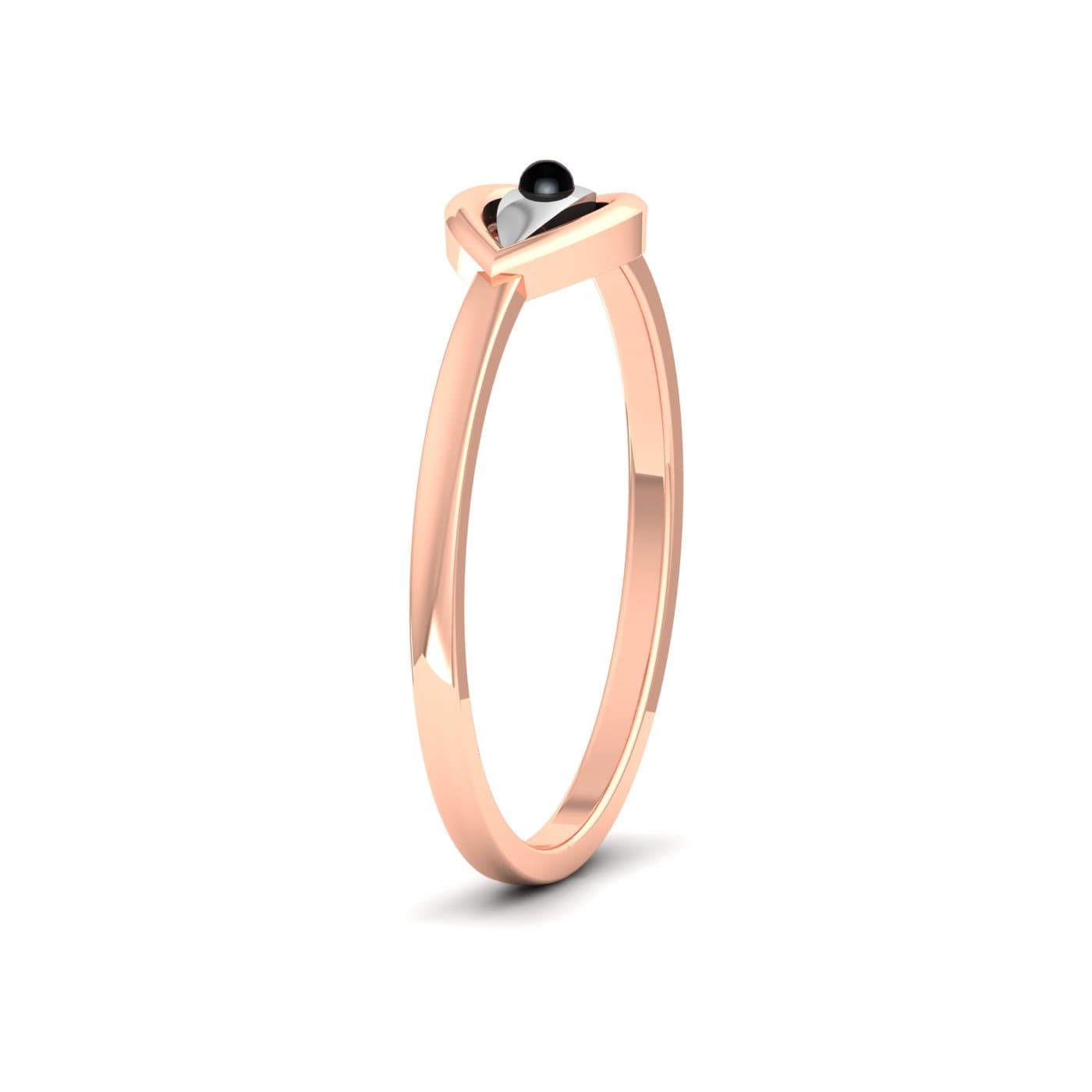 Eye Shape Gold Ring