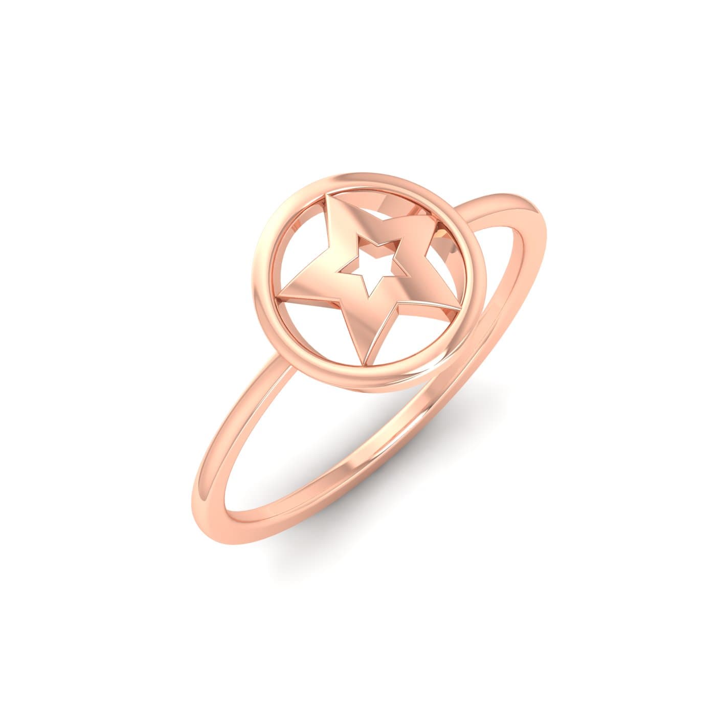 Minimalist Star Ring