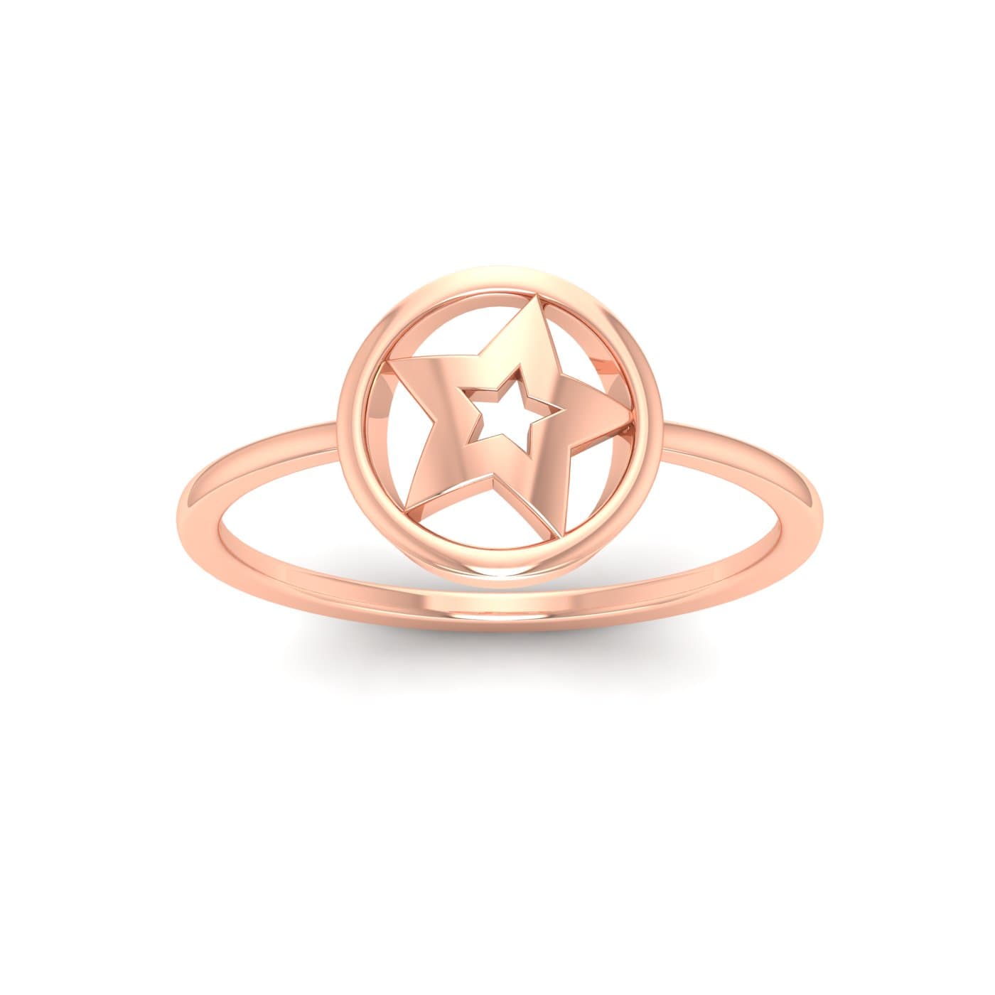 Minimalist Star Ring