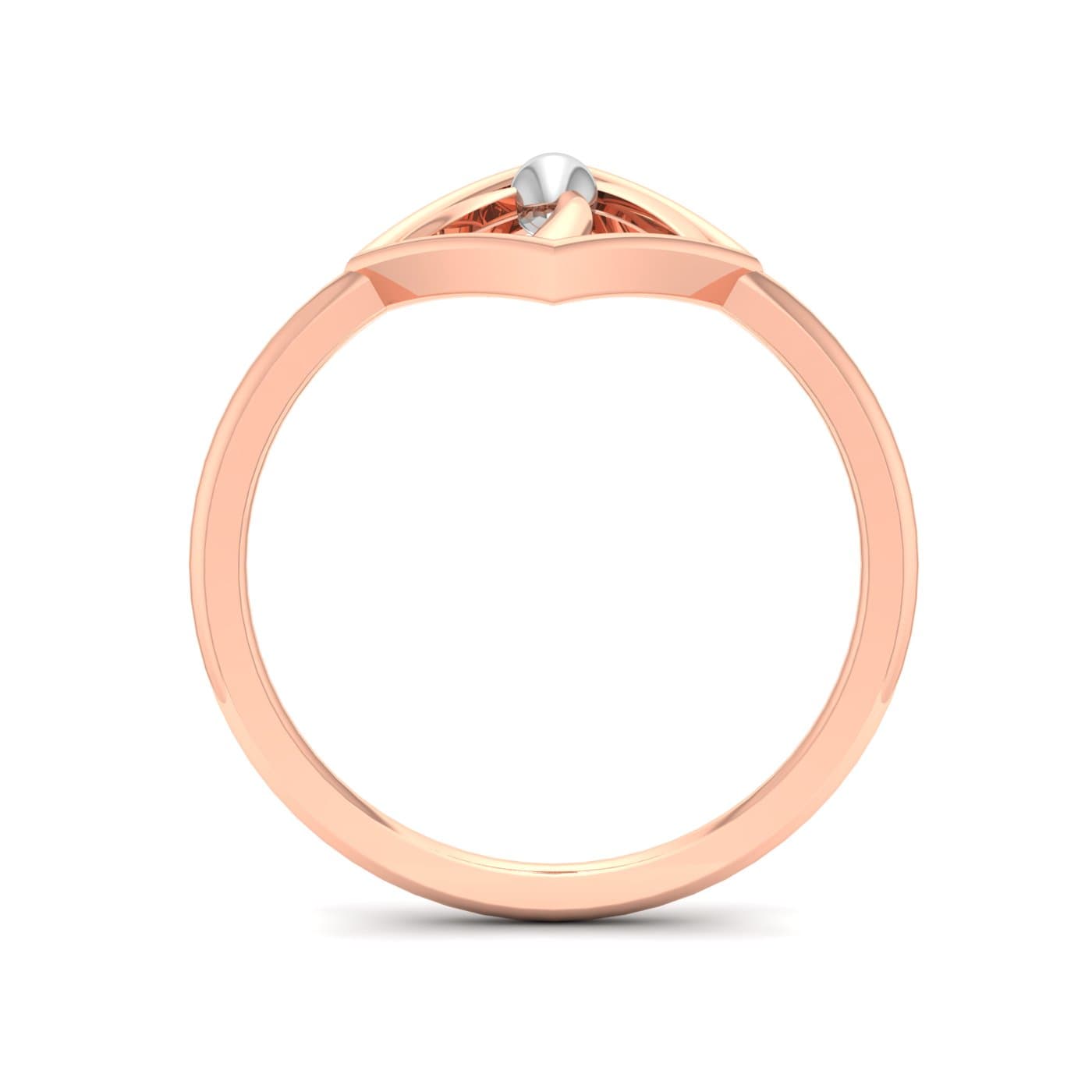Geometric Design Gold Ring