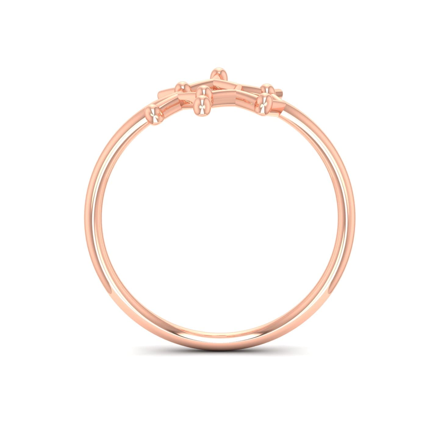 Chemical Bond Gold Ring