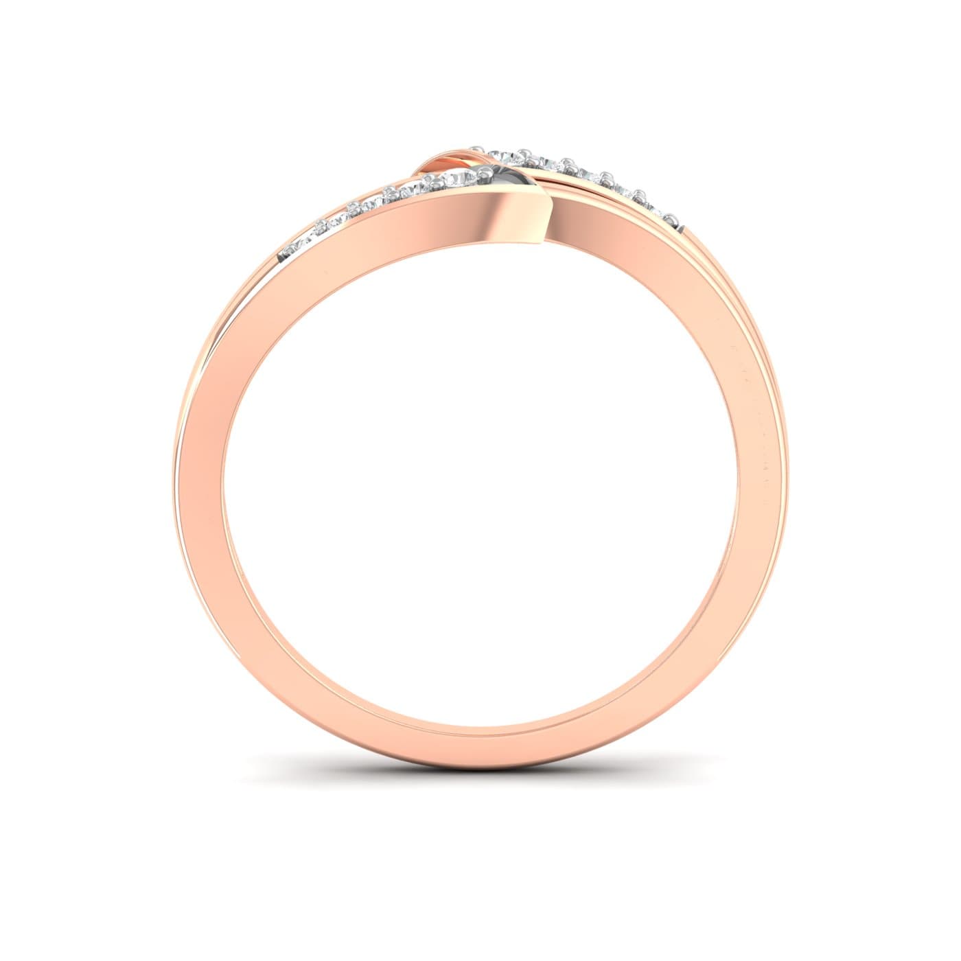 Double Layered Diamond Ring